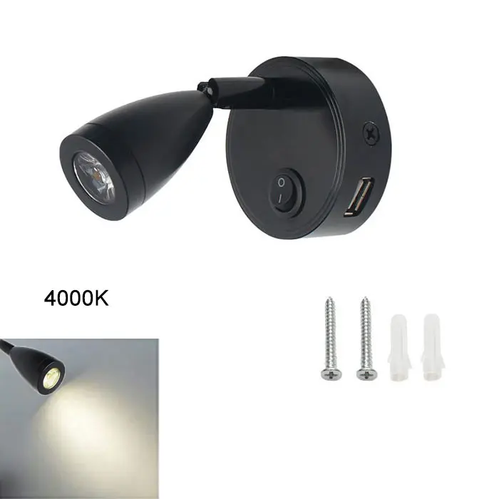 LED RV Reading Light 12V/24V with USB Port – Camper, Boat, Trailer Interior Lamp - Image 9