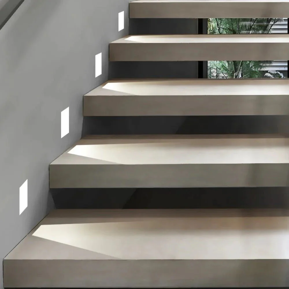 LED Stair Light with Motion Sensor Recessed Wall Step Light 110-240V - Image 3