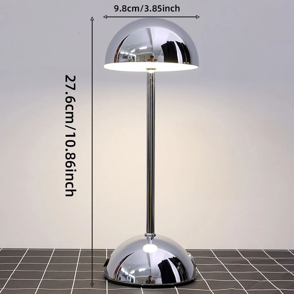 LED Touch Table Lamp 3-Color USB Charging Night Light Desk Lamp for Bar Room - Image 3