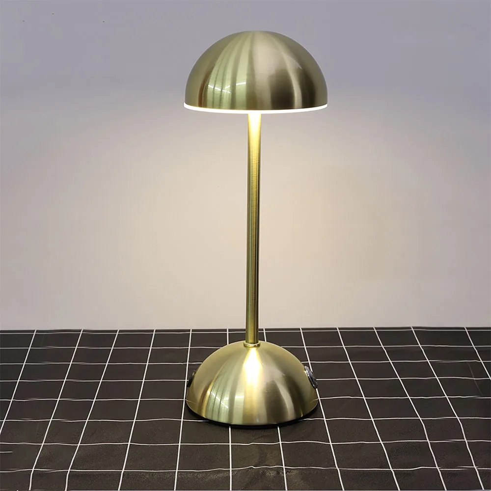 LED Touch Table Lamp 3-Color USB Charging Night Light Desk Lamp for Bar Room - Image 4