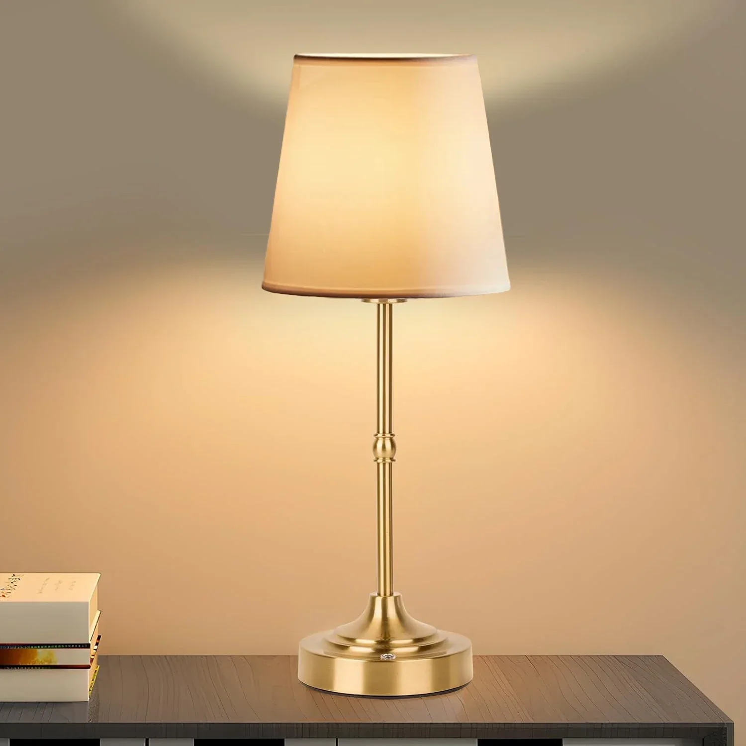 LED Touch Table Lamp Rechargeable Cordless Dimmable Bedside Reading Light - Image 8