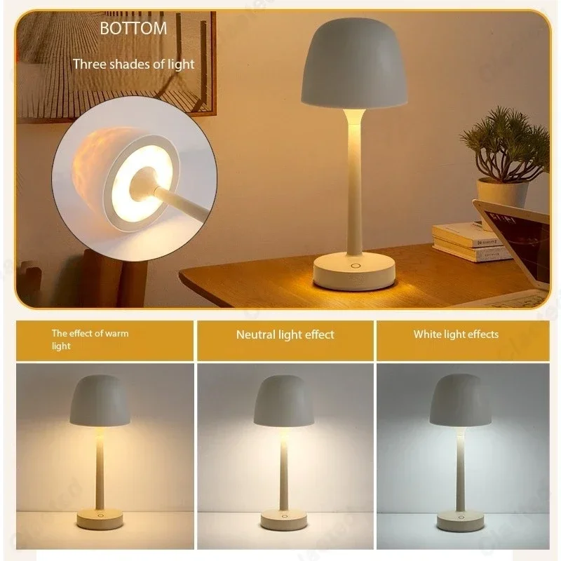 LED Water Ripple Desk Lamp Romantic Night Light Projection Bedroom Couple Gift - Image 3