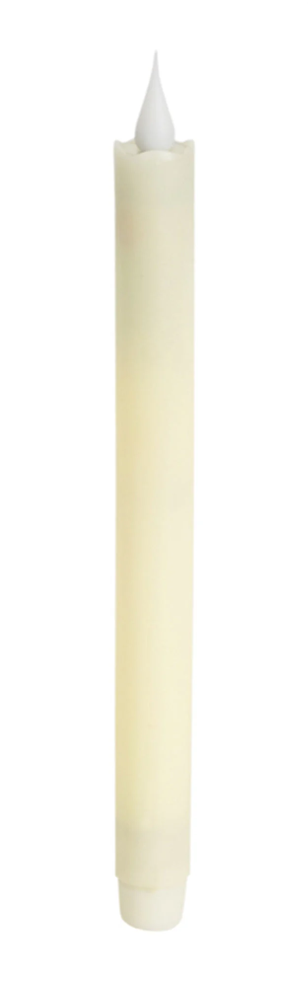 LED Wax Taper Candle with Moving Flame (Set of 4) - Image 2
