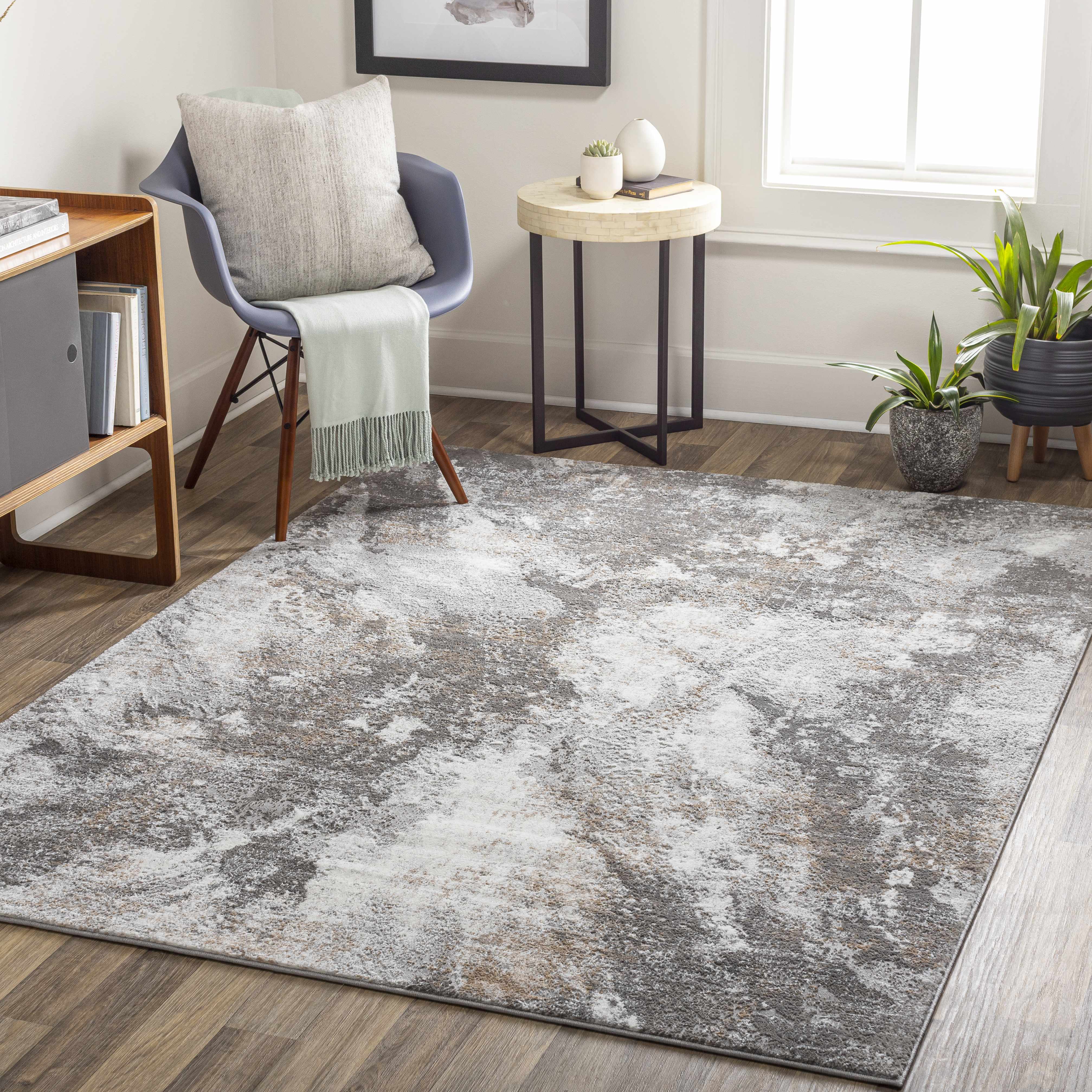 Leganes Brown Marble Rug - Image 2