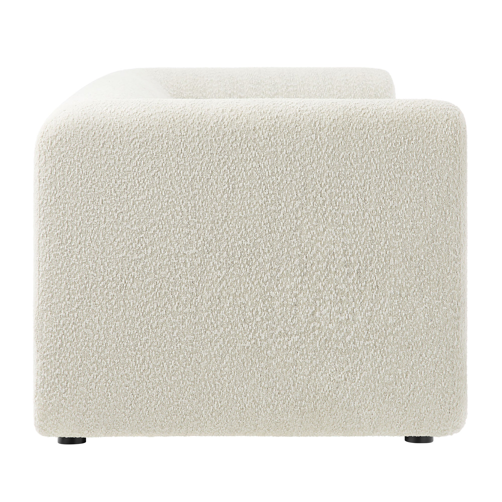 Leif 89" Boucle Upholstered Sofa by Modway - Image 4