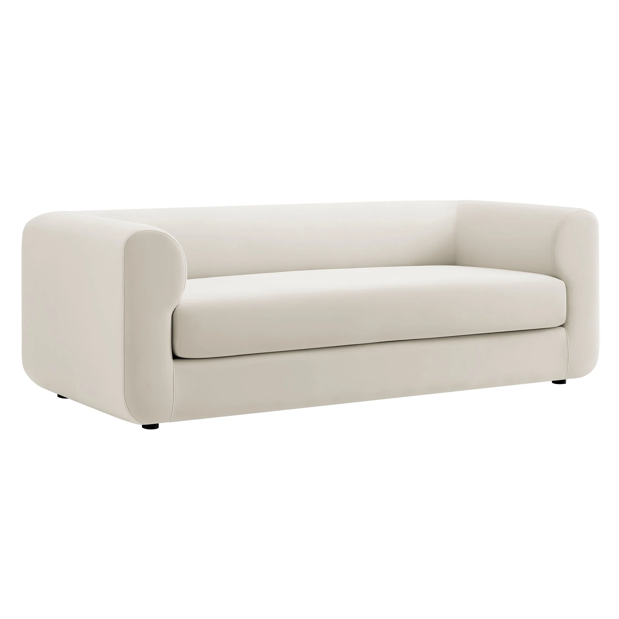 Leif 89" Performance Velvet Upholstered Sofa by Modway - Image 21