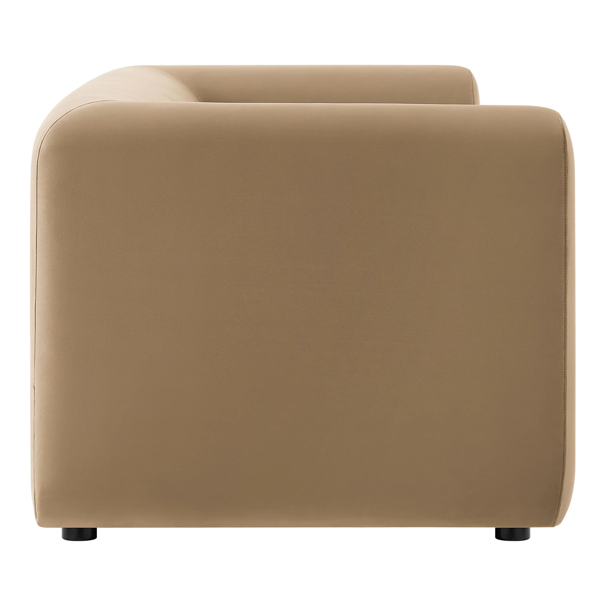 Leif 89" Performance Velvet Upholstered Sofa by Modway - Image 4