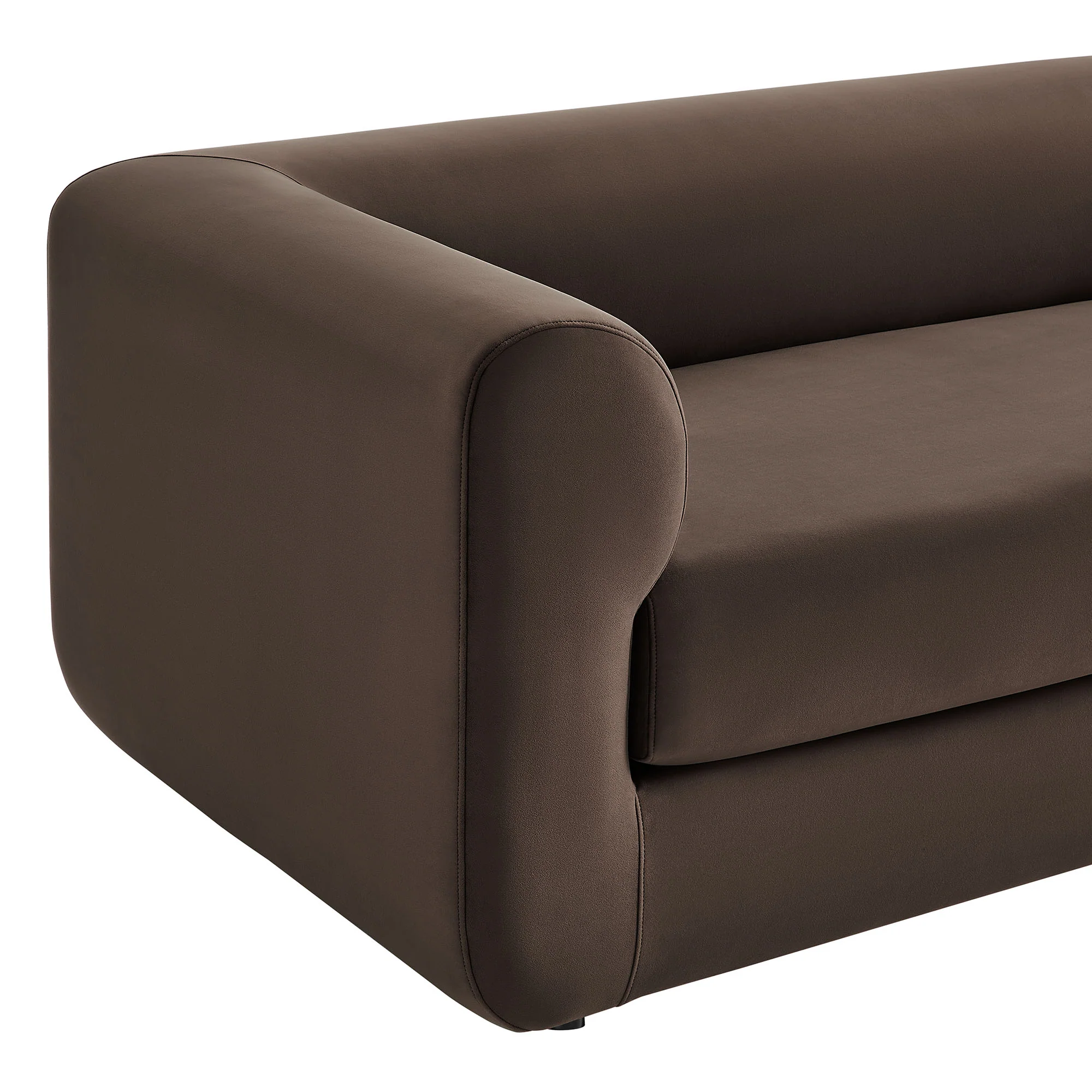 Leif 89" Performance Velvet Upholstered Sofa by Modway - Image 8
