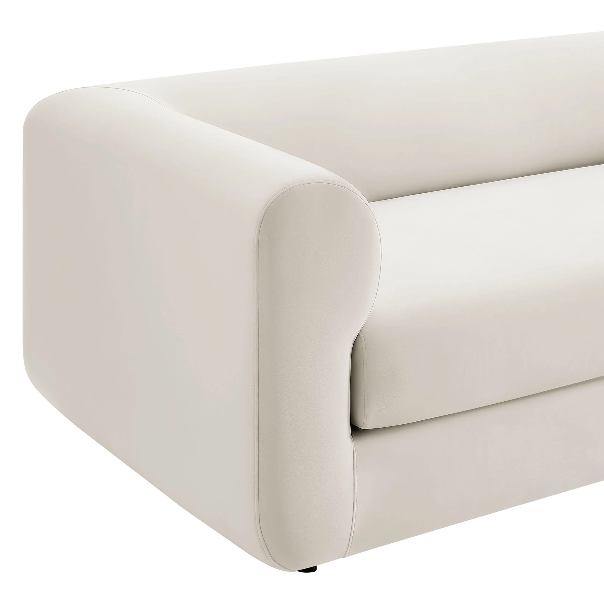 Leif 89" Performance Velvet Upholstered Sofa by Modway - Image 9