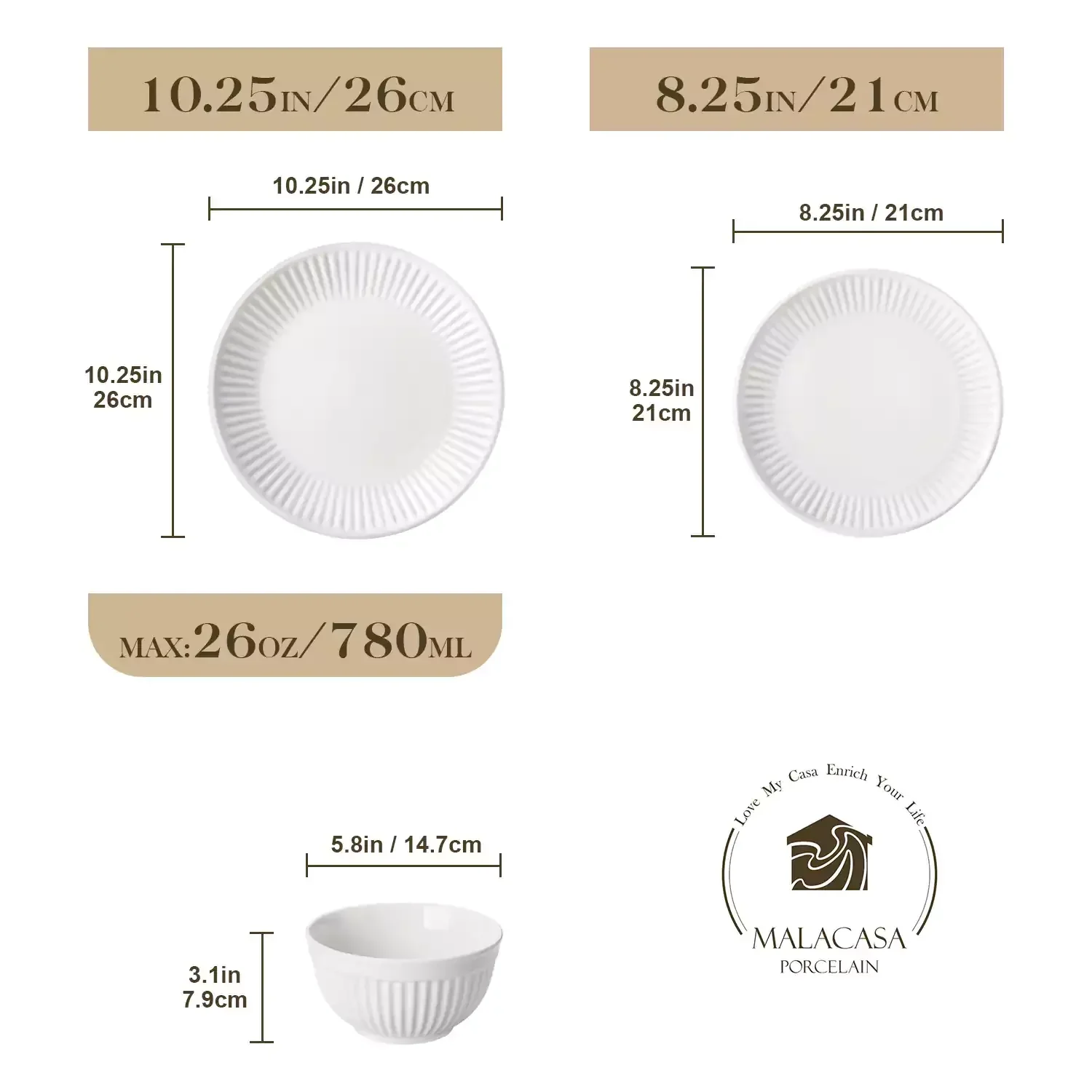 Leila 12 Piece Dinnerware Set - Image 16