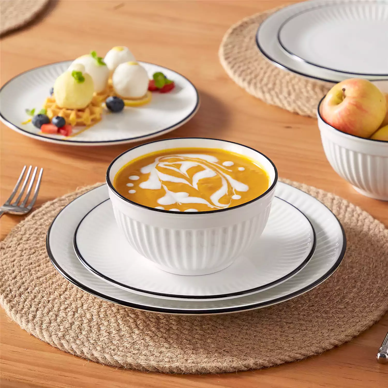 Leila 12 Piece Dinnerware Set - Image 31