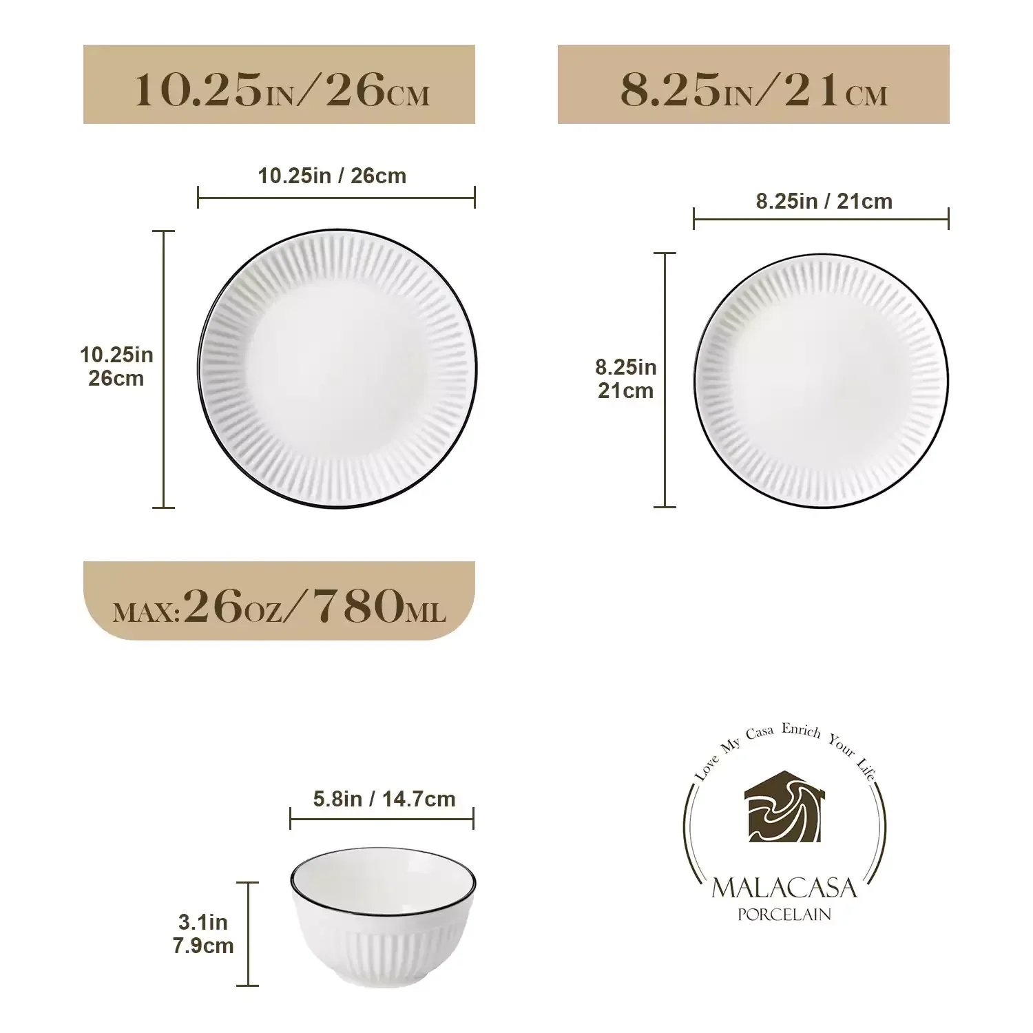 Leila 12 Piece Dinnerware Set - Image 35
