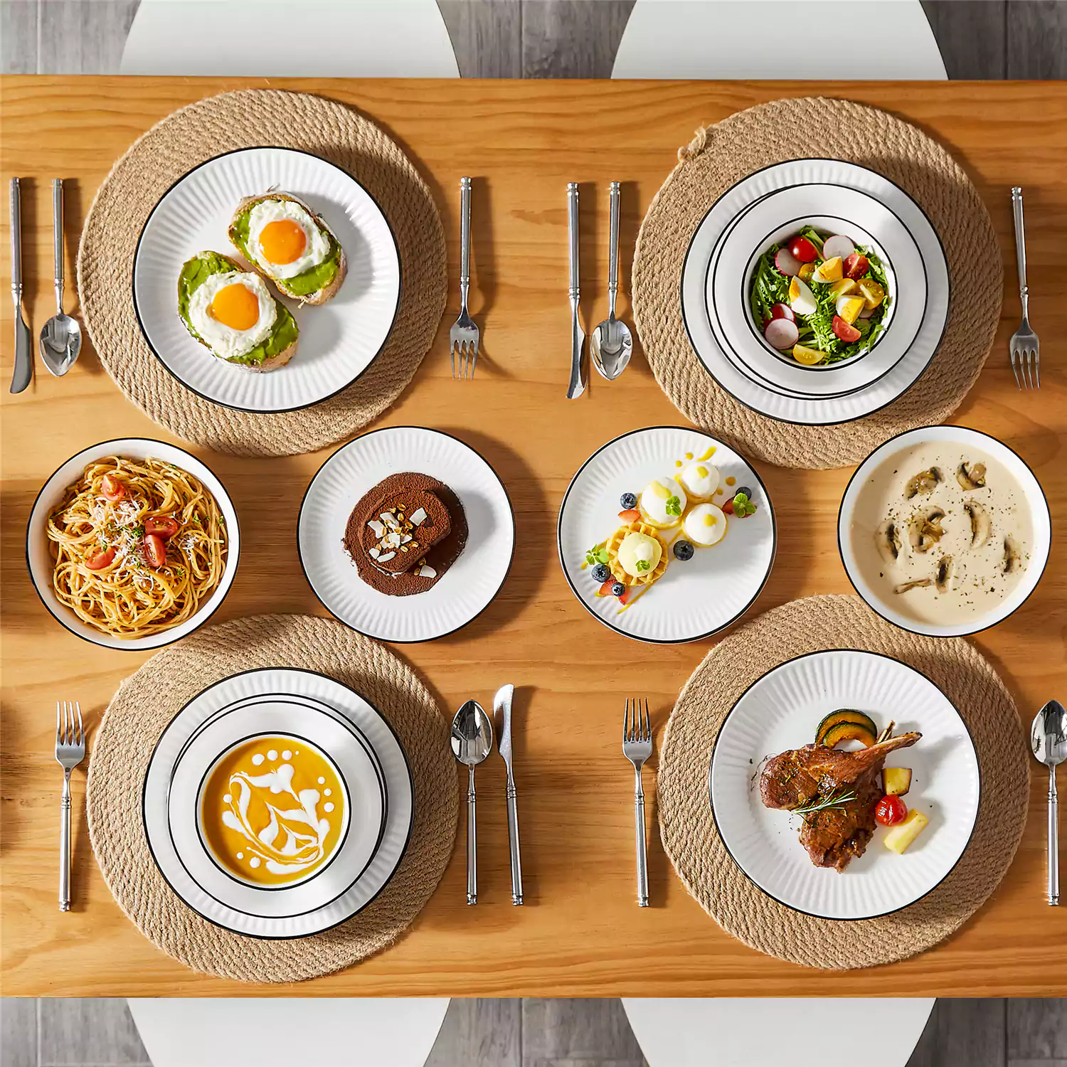Leila 16 Piece Dinnerware Set - Image 23