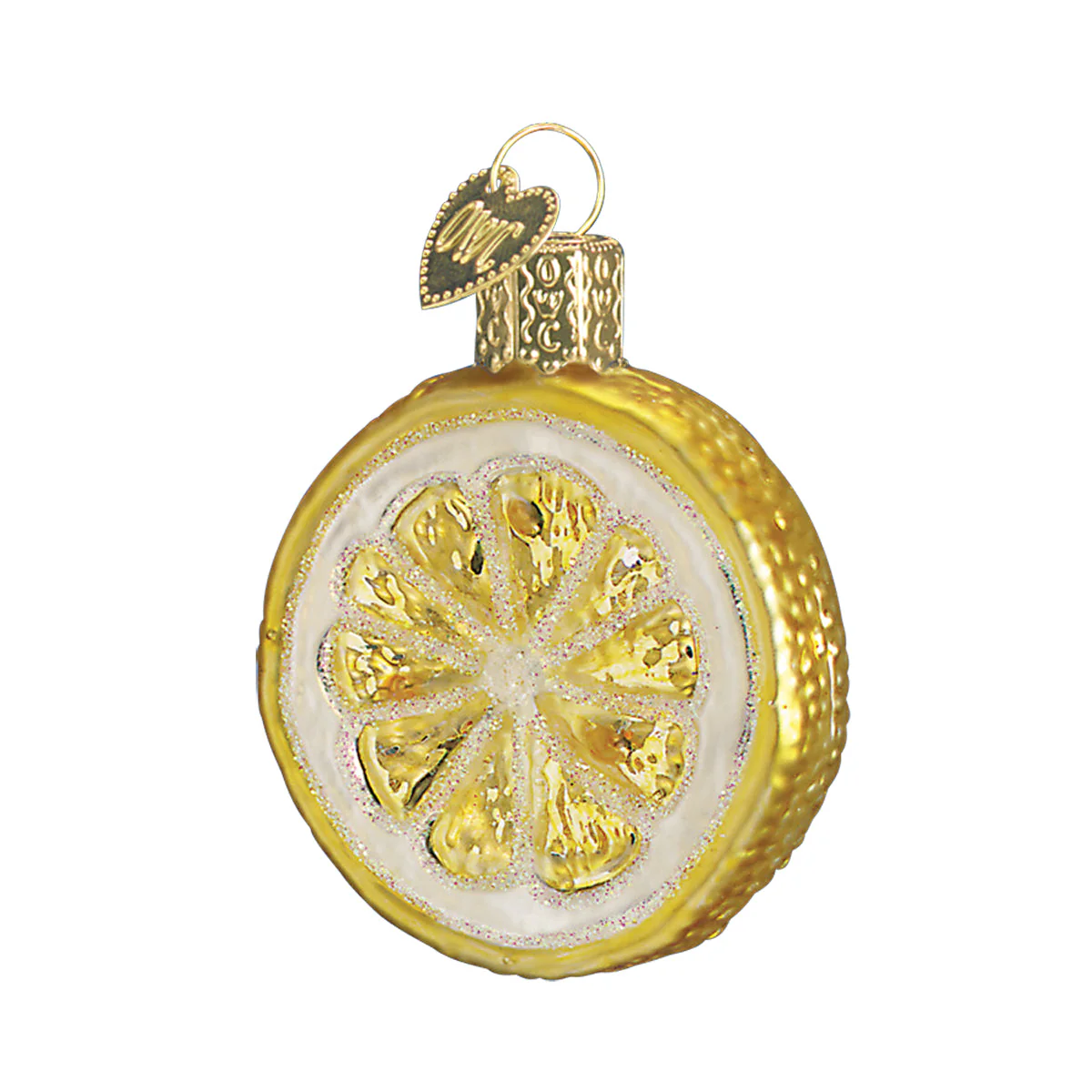 Lemon Slice Christmas Ornament - Image 2