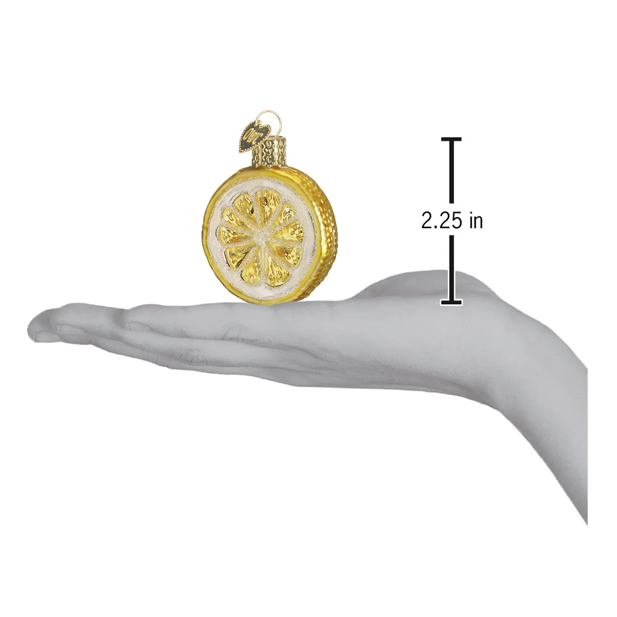 Lemon Slice Christmas Ornament - Image 3