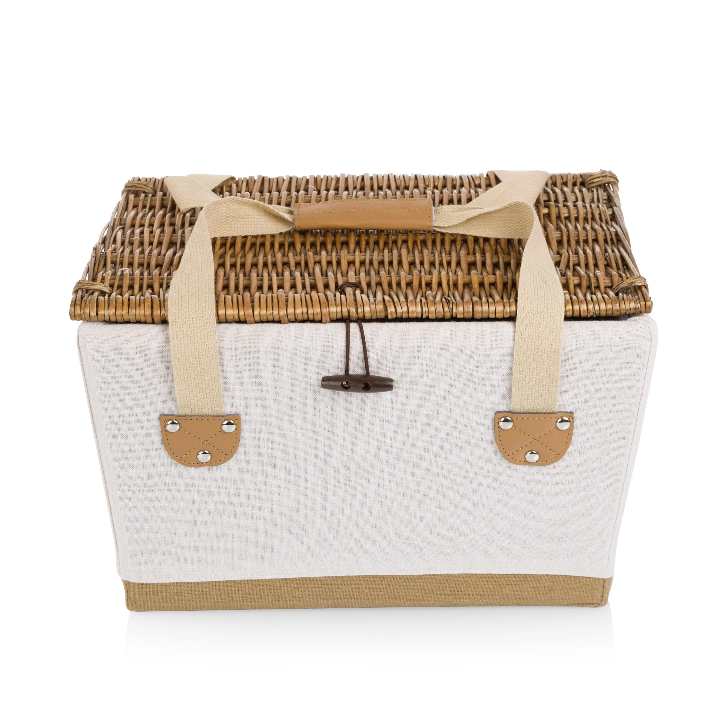 Lemongrove Picnic Basket for 2 - Bees & Lemons - Image 9