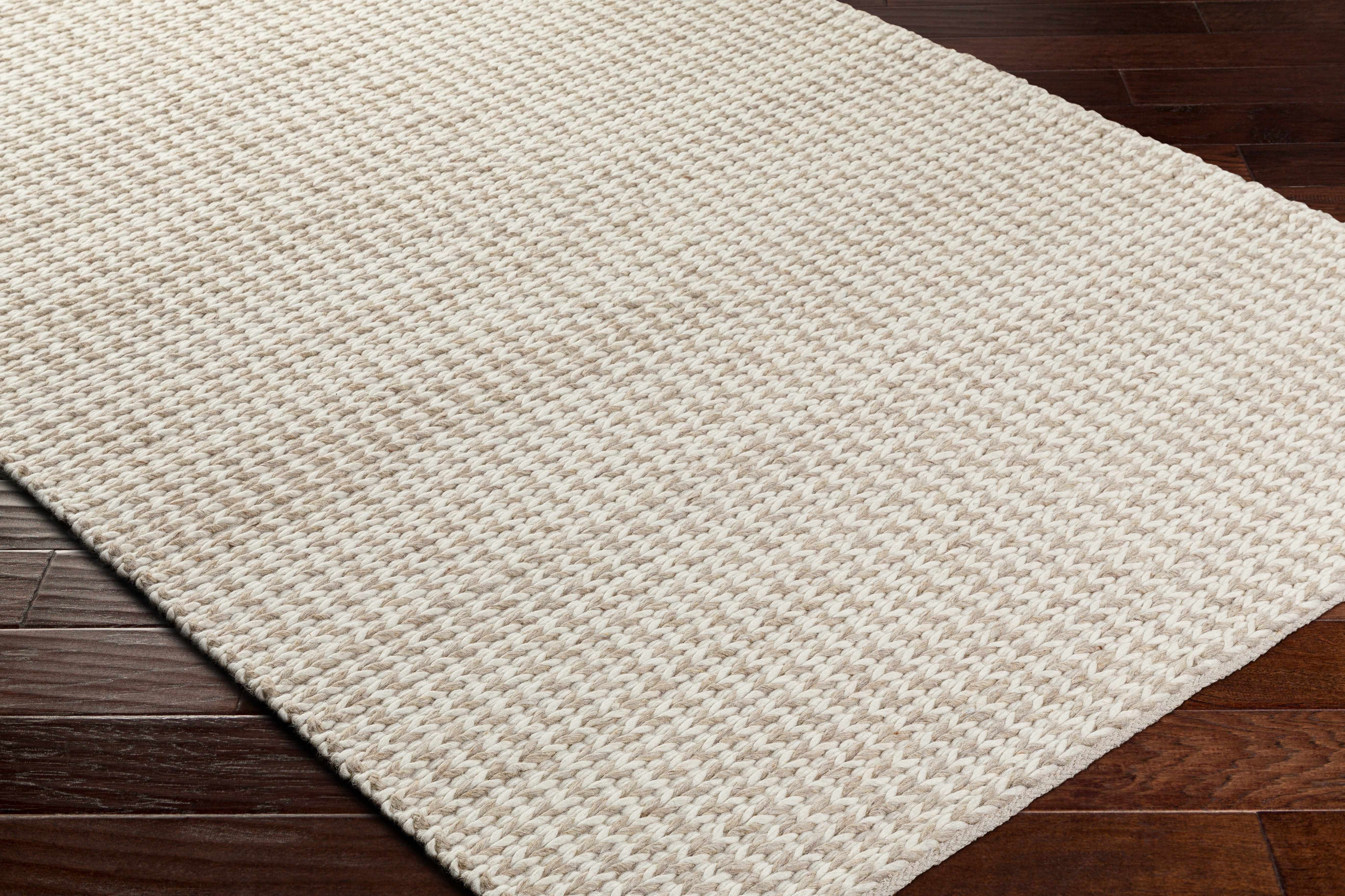 Lenci Hand Woven Wool Area Rug - Image 3