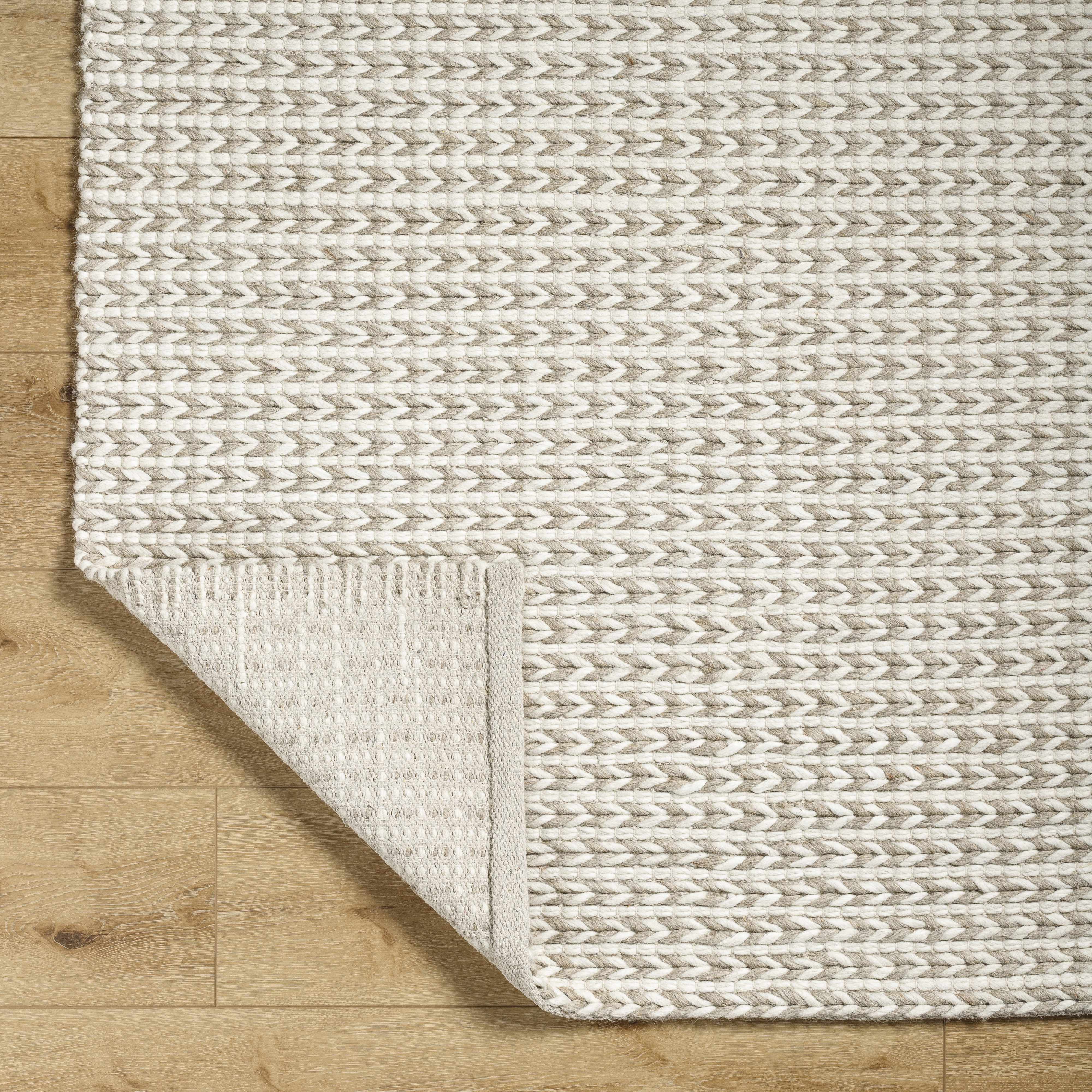 Lenci Hand Woven Wool Area Rug - Image 5