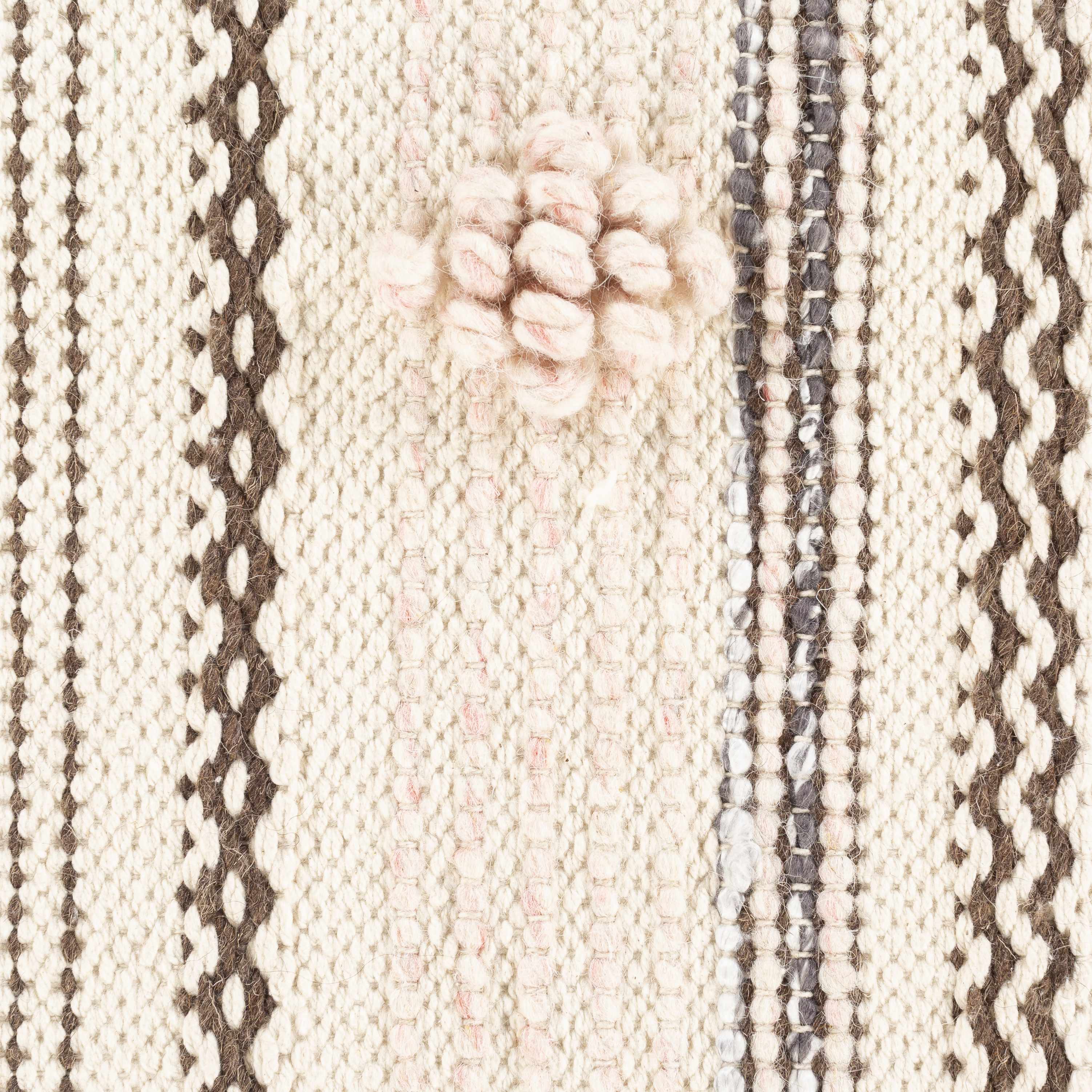 Lenorah Pink&White Textured Throw Pillow - Clearance - Image 4