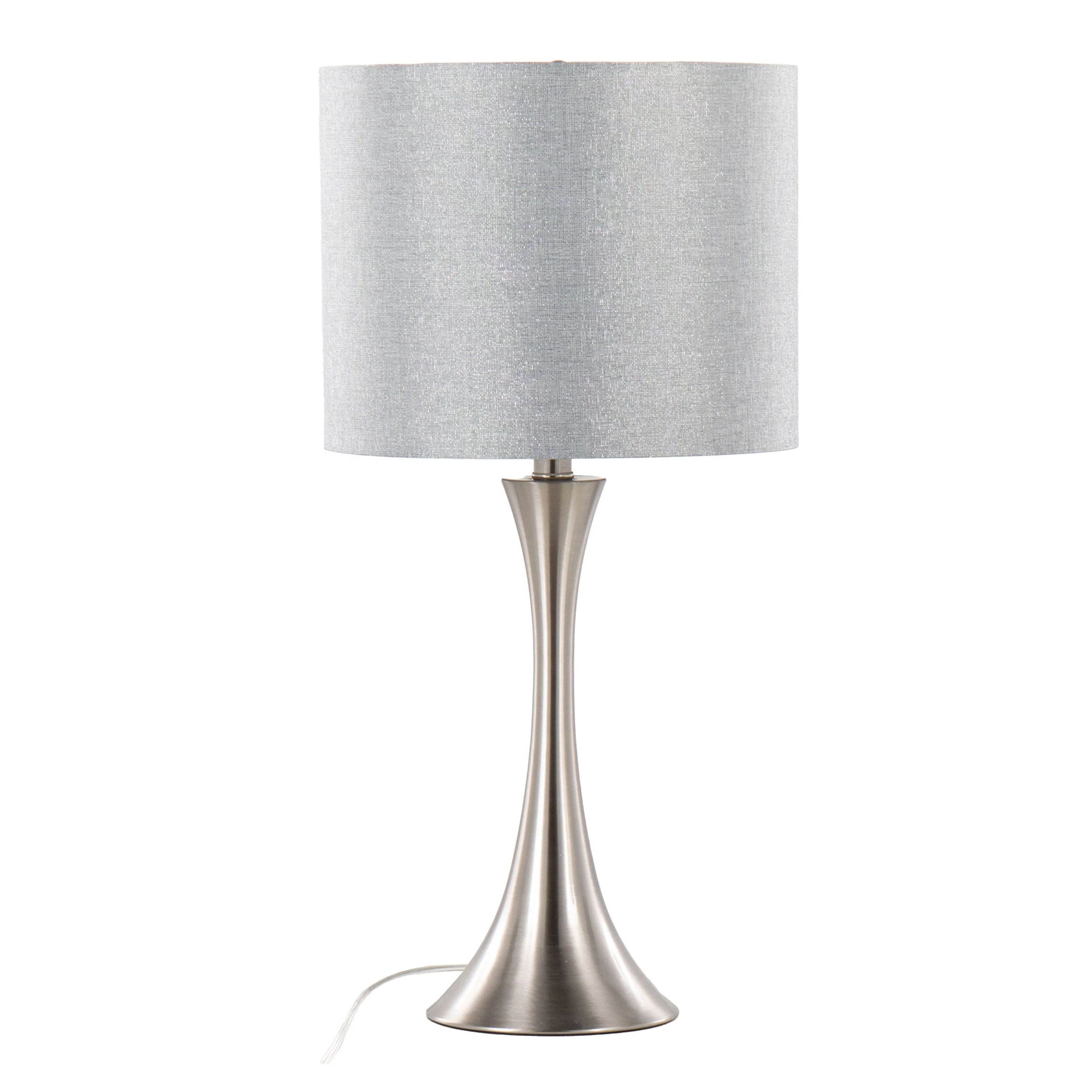 Lenuxe 24" Contemporary Metal Table Lamp Set - Image 2