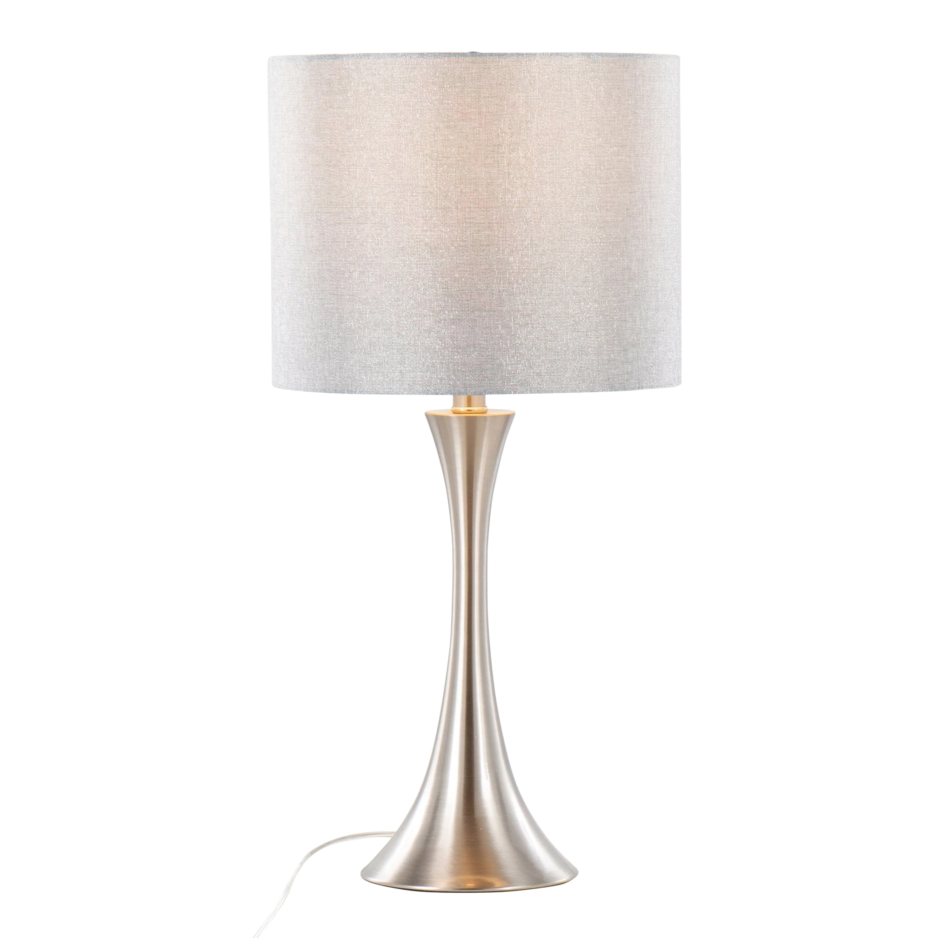 Lenuxe 24" Contemporary Metal Table Lamp Set - Image 3