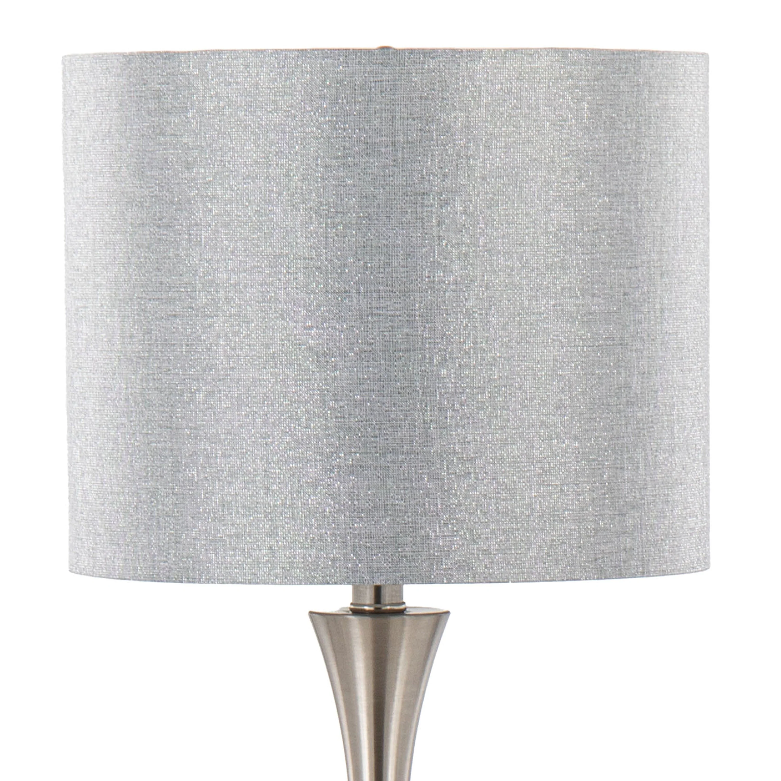 Lenuxe 24" Contemporary Metal Table Lamp Set - Image 4