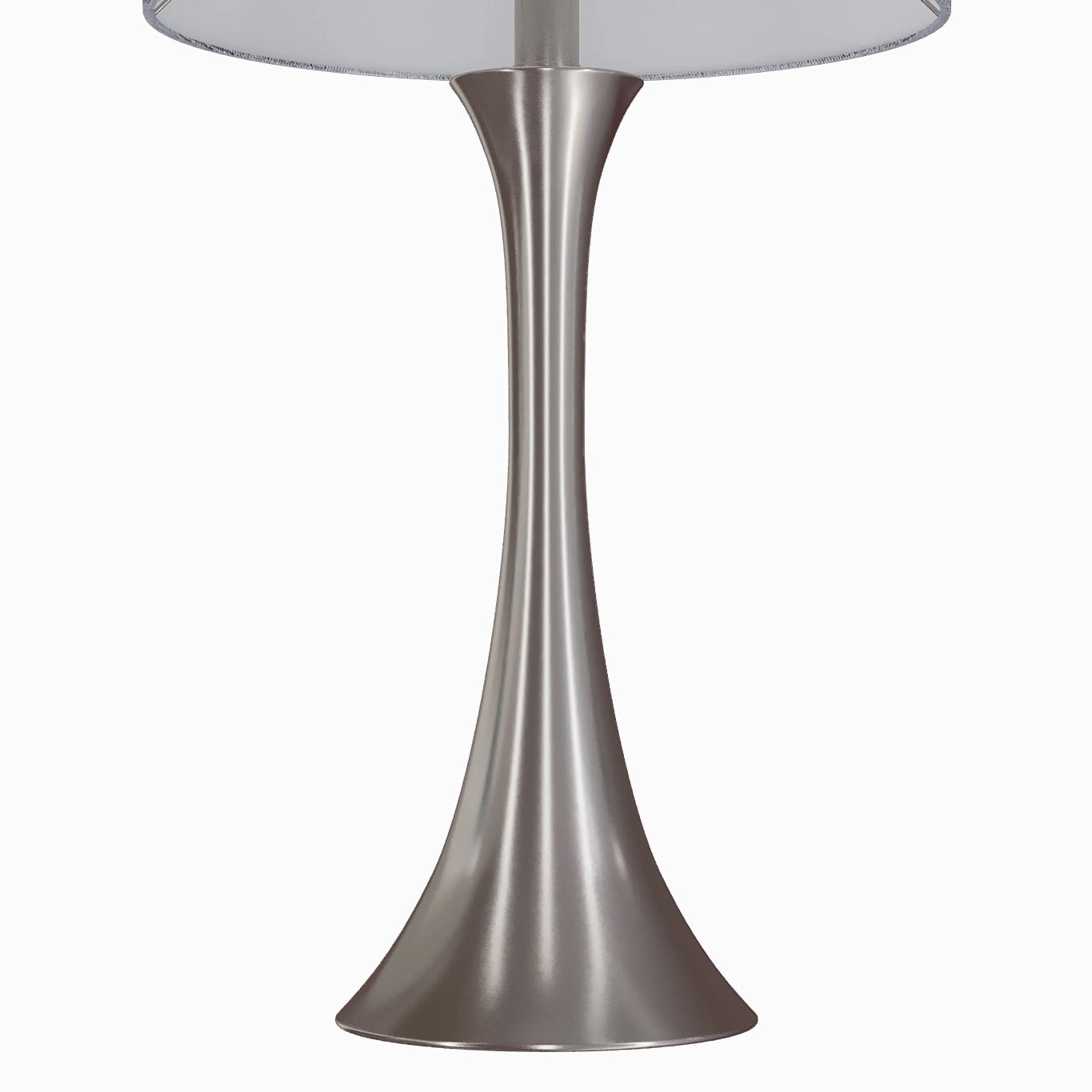 Lenuxe 24" Contemporary Metal Table Lamp Set - Image 5