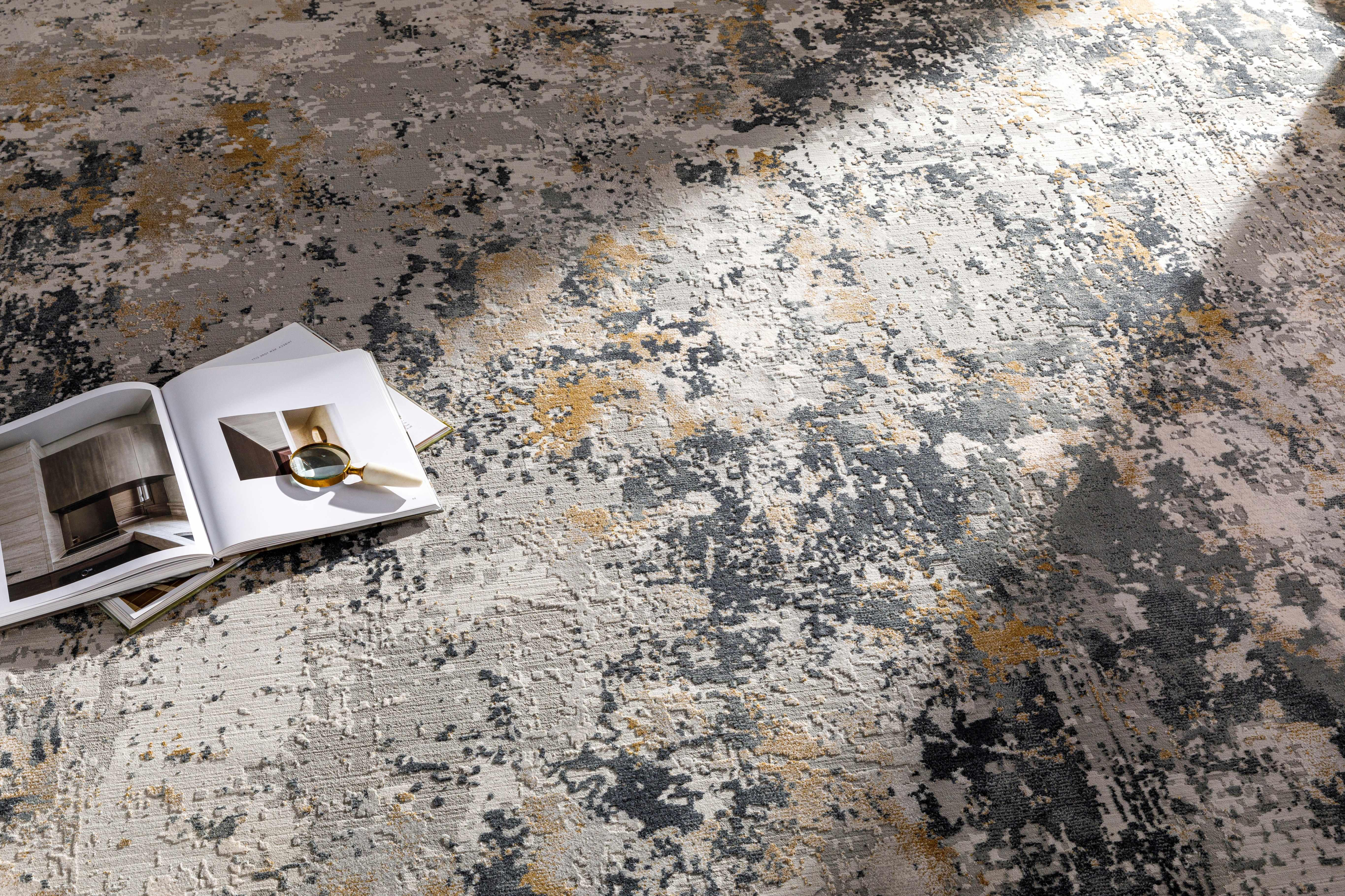 Lenzburg Faux Silk Abstract Rug - Image 16