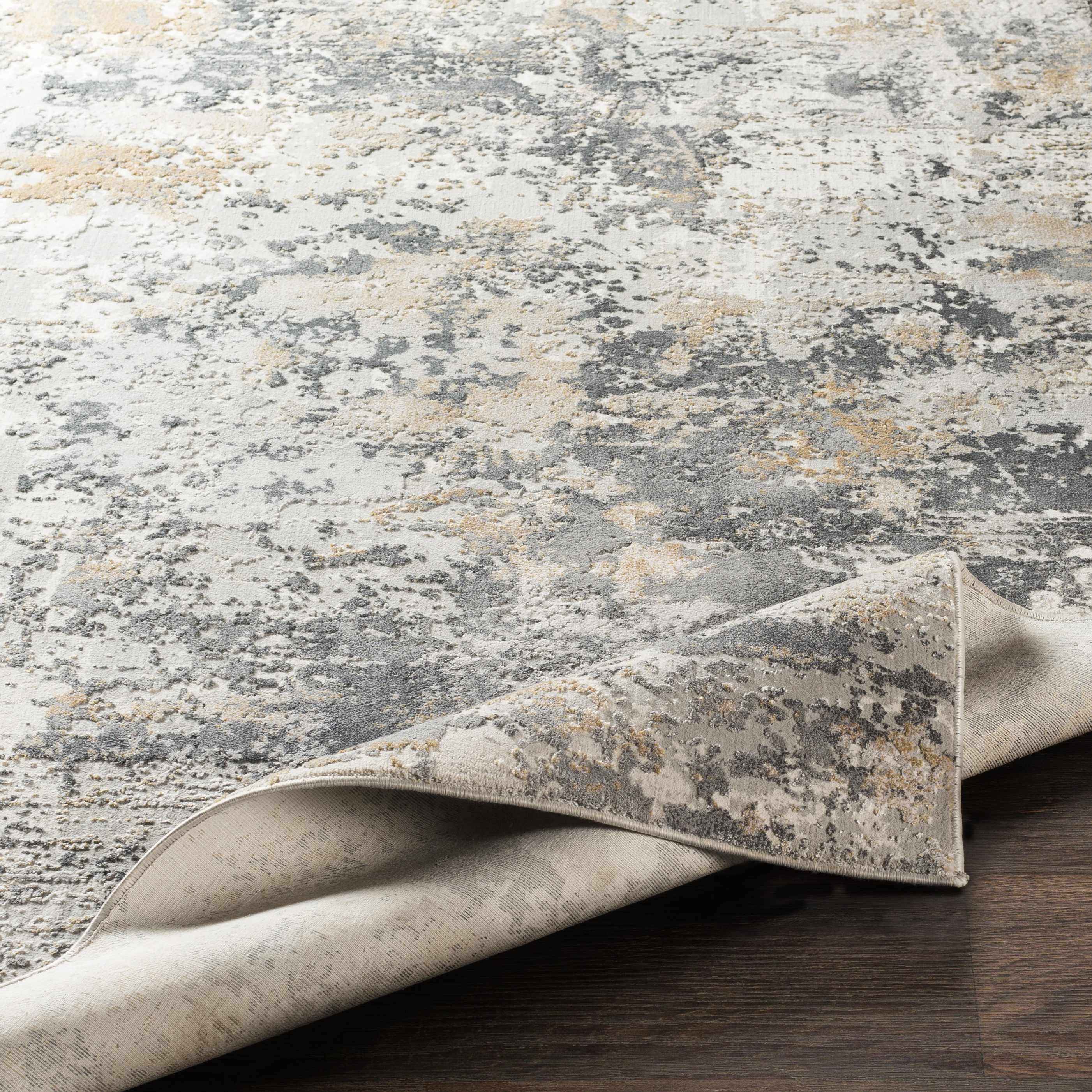 Lenzburg Faux Silk Abstract Rug - Image 5