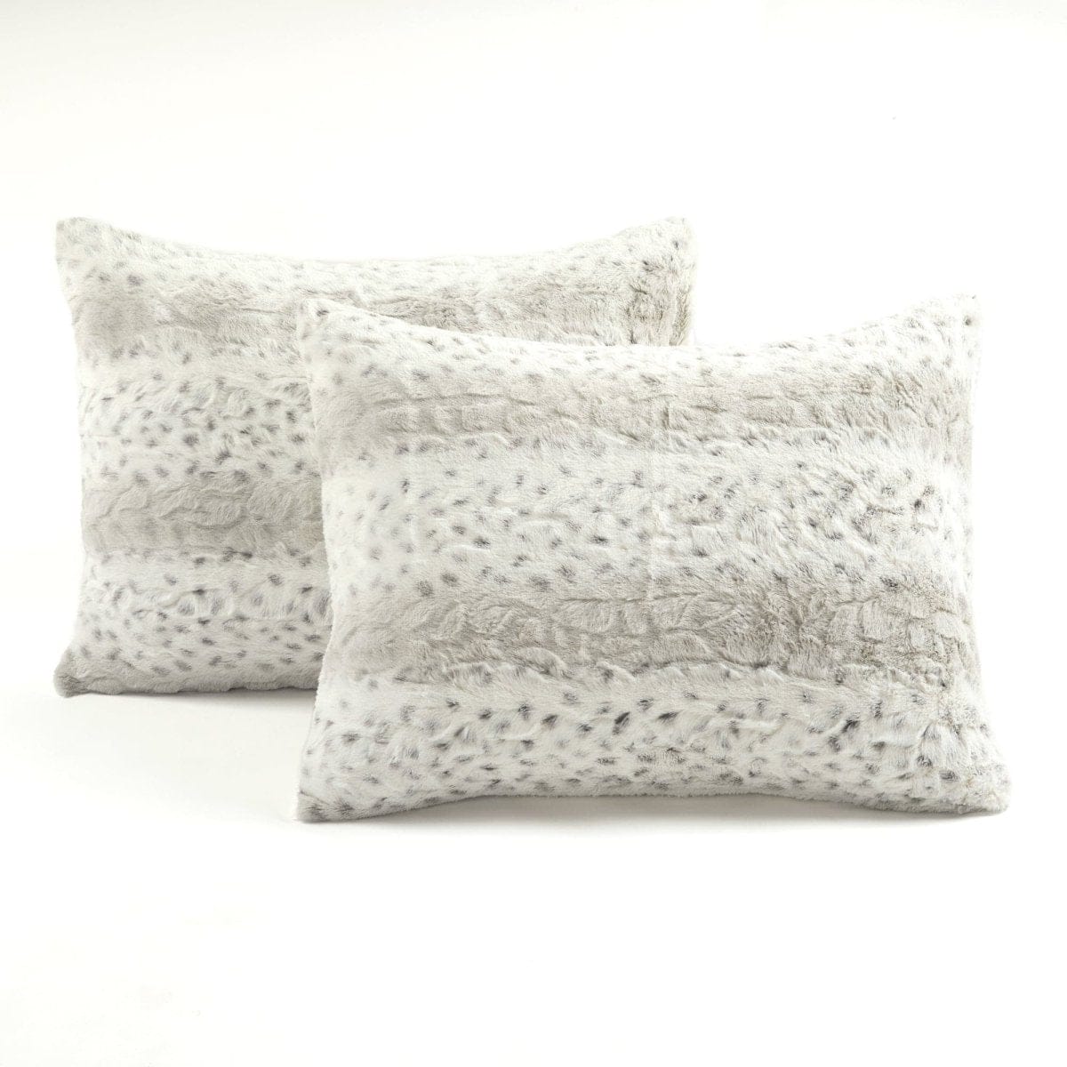Leopard Textured Faux Fur Comforter 3 Piece Set - Image 10
