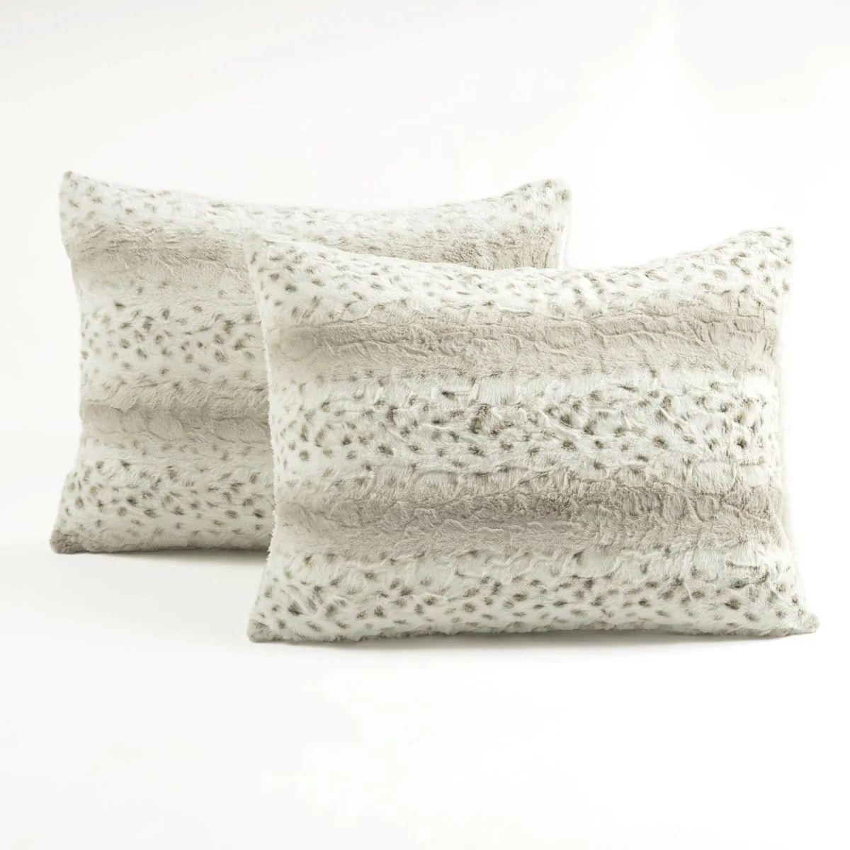 Leopard Textured Faux Fur Comforter 3 Piece Set - Image 17