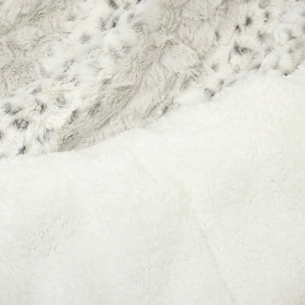 Leopard Textured Faux Fur Comforter 3 Piece Set - Image 6