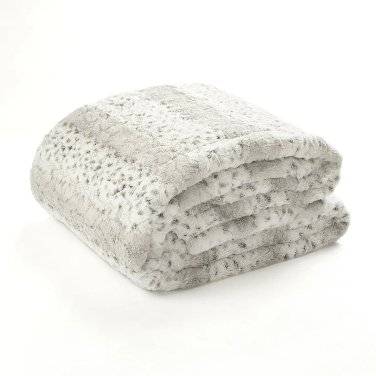 Leopard Textured Faux Fur Comforter 3 Piece Set - Image 9