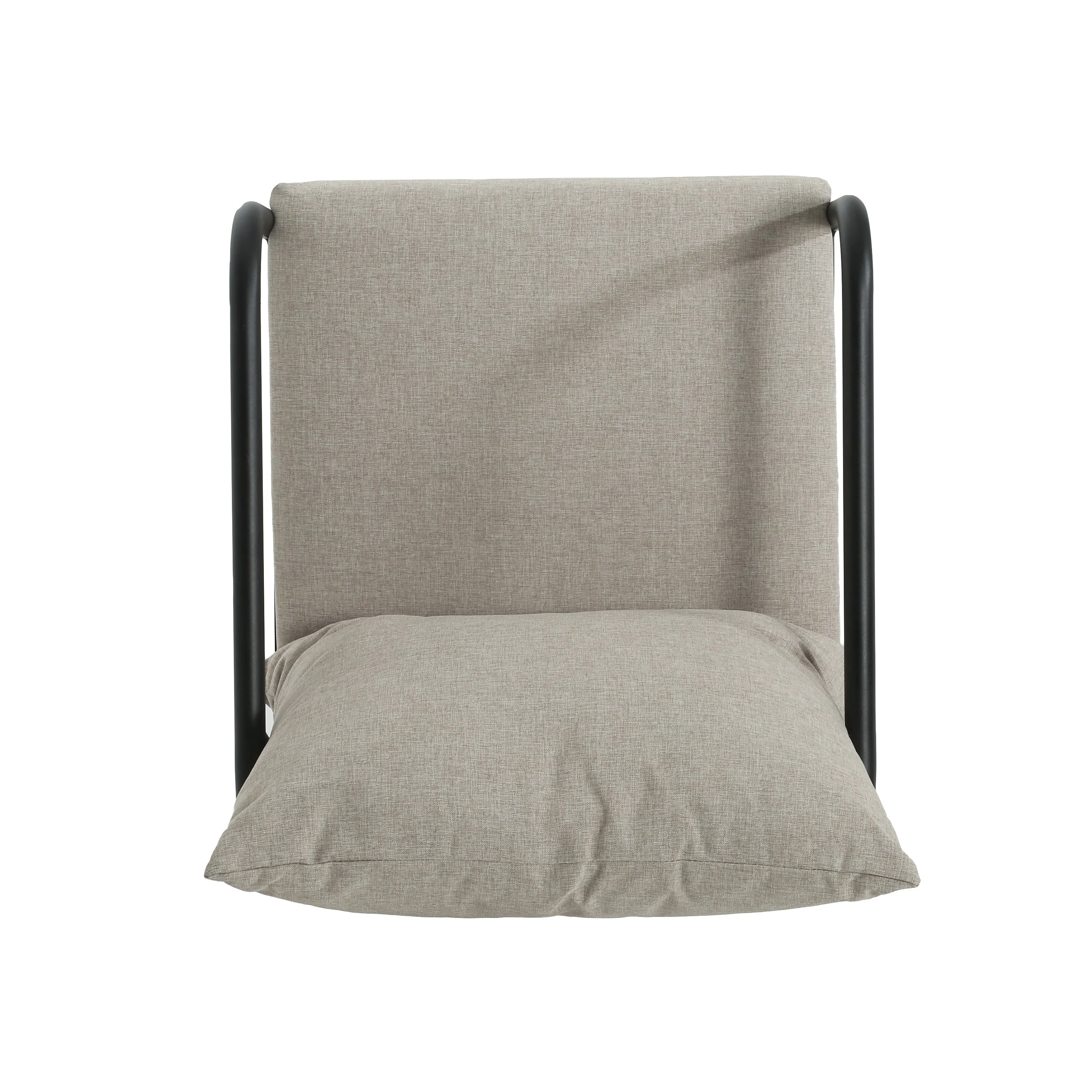 Leora Modern Minimalist Round Tube Sofa Chair with Cushions - Image 8