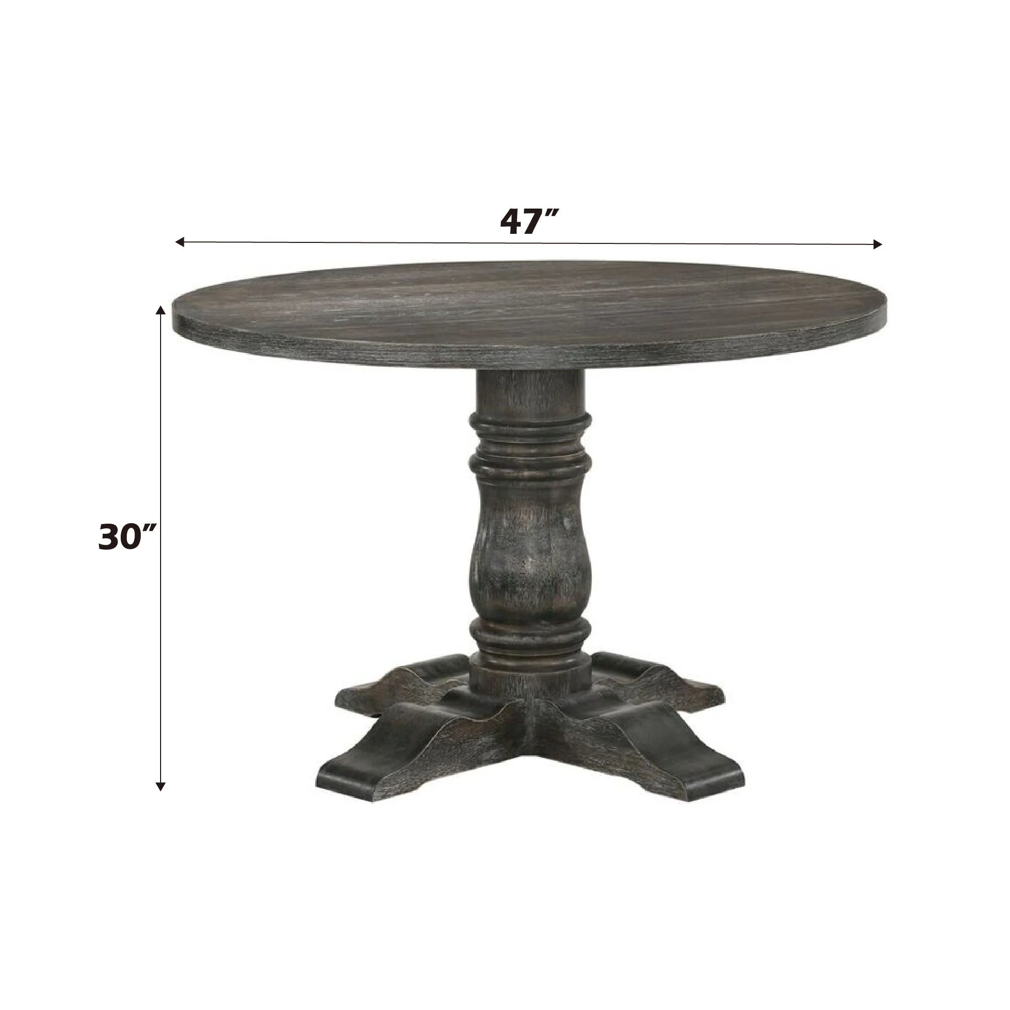 Leventis - Weathered Dining Table - Gray - Image 4