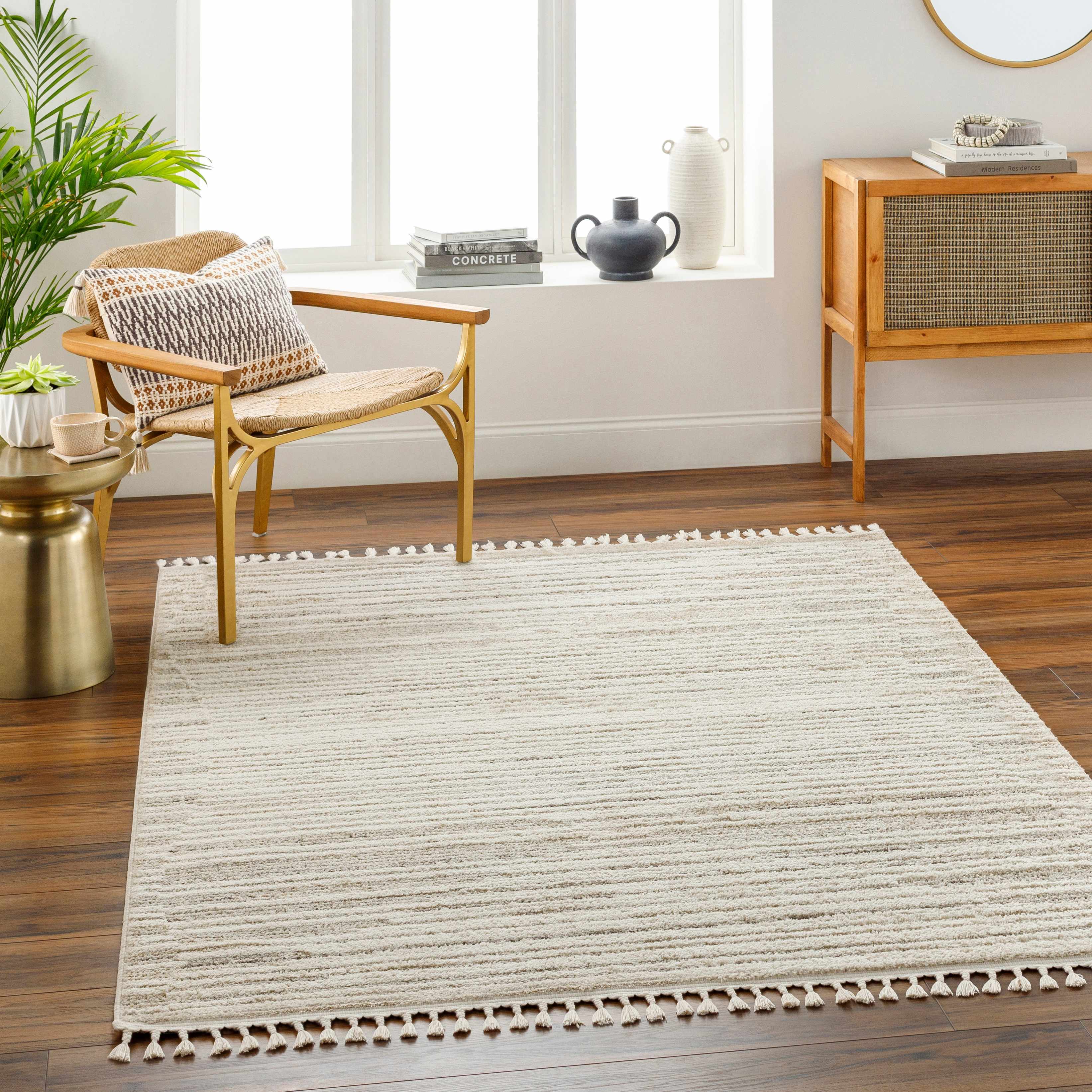 Levy Cream Area Rug - Clearance - Image 2