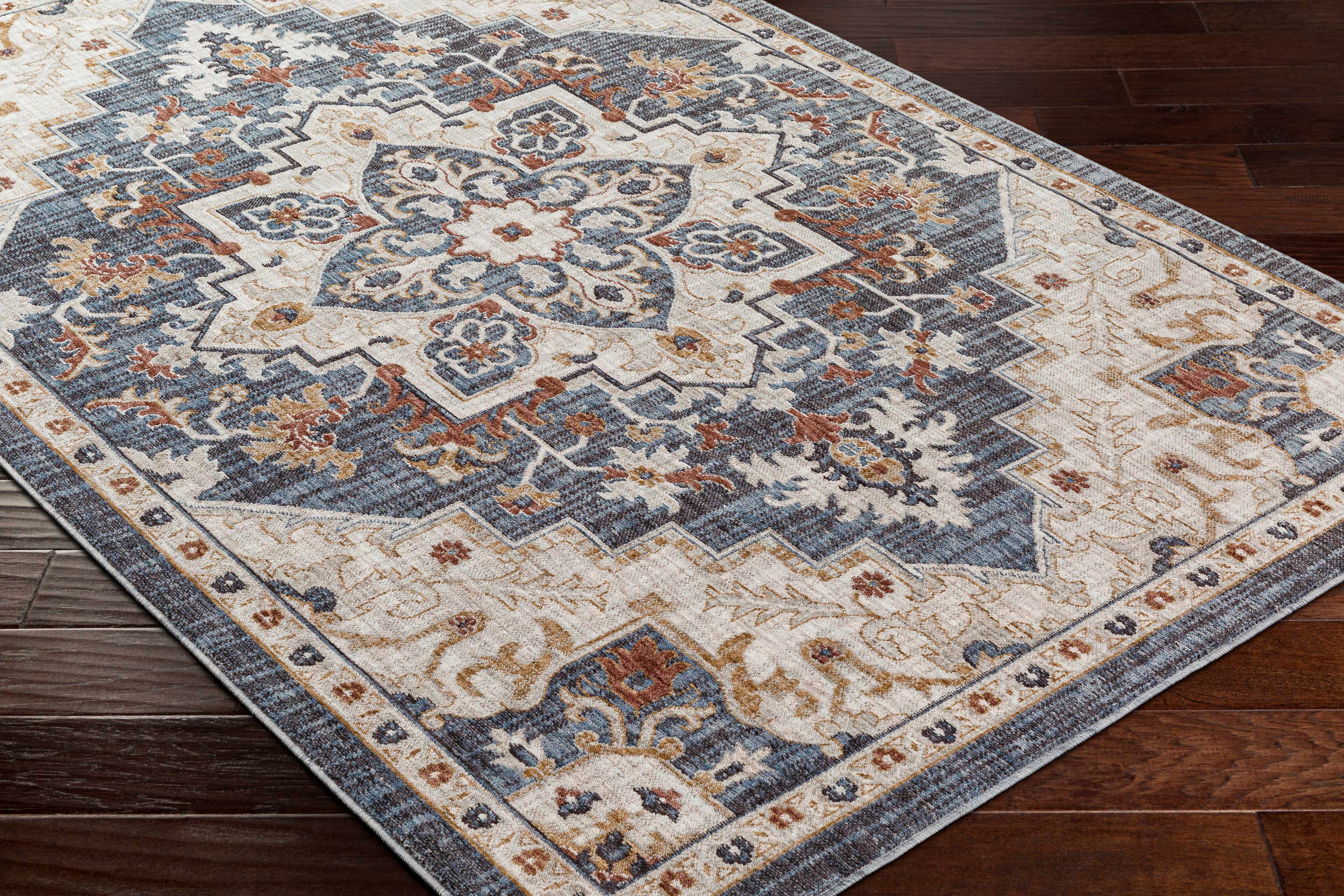 Lewa Blue Area Rug - Clearance - Image 3