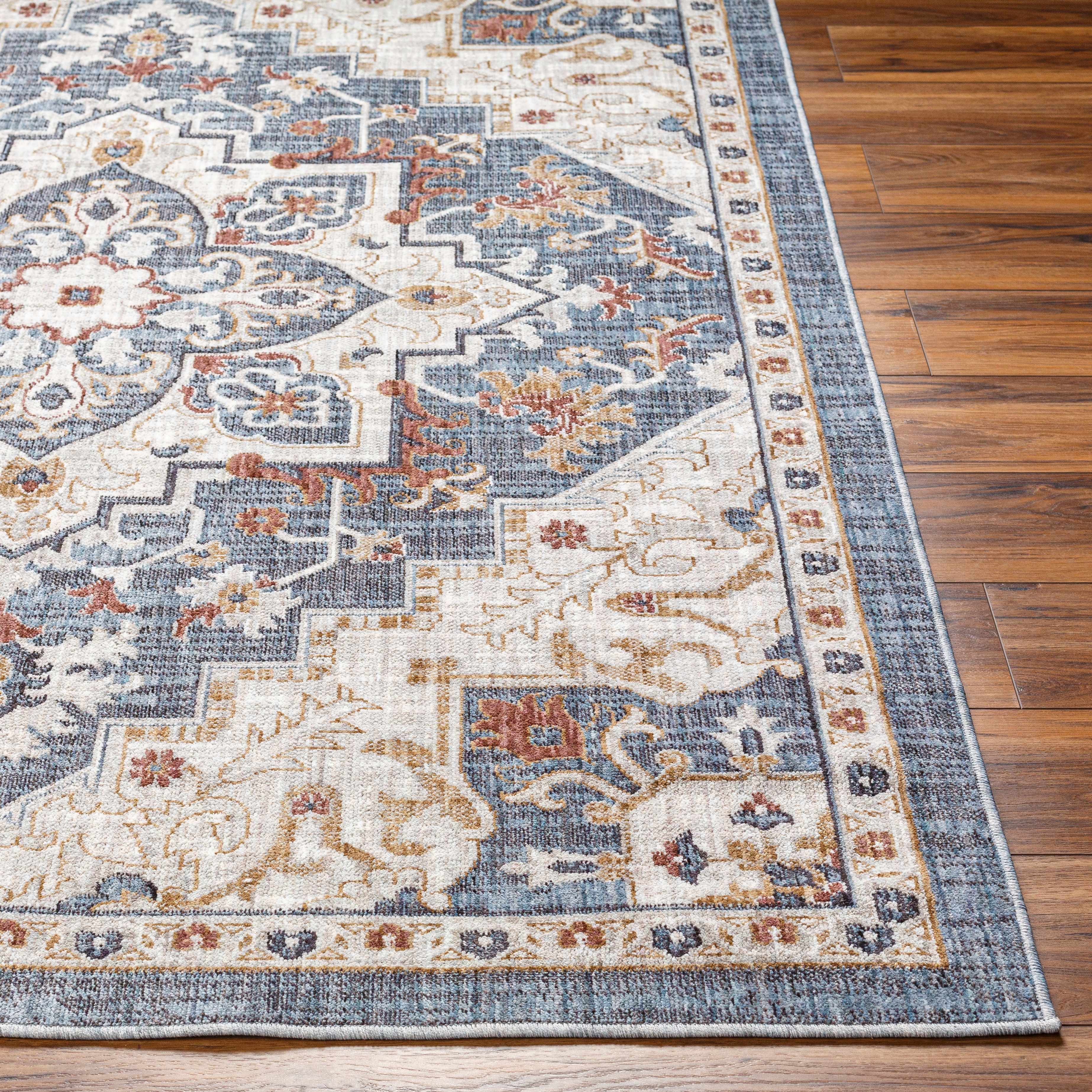 Lewa Blue Area Rug - Clearance - Image 5