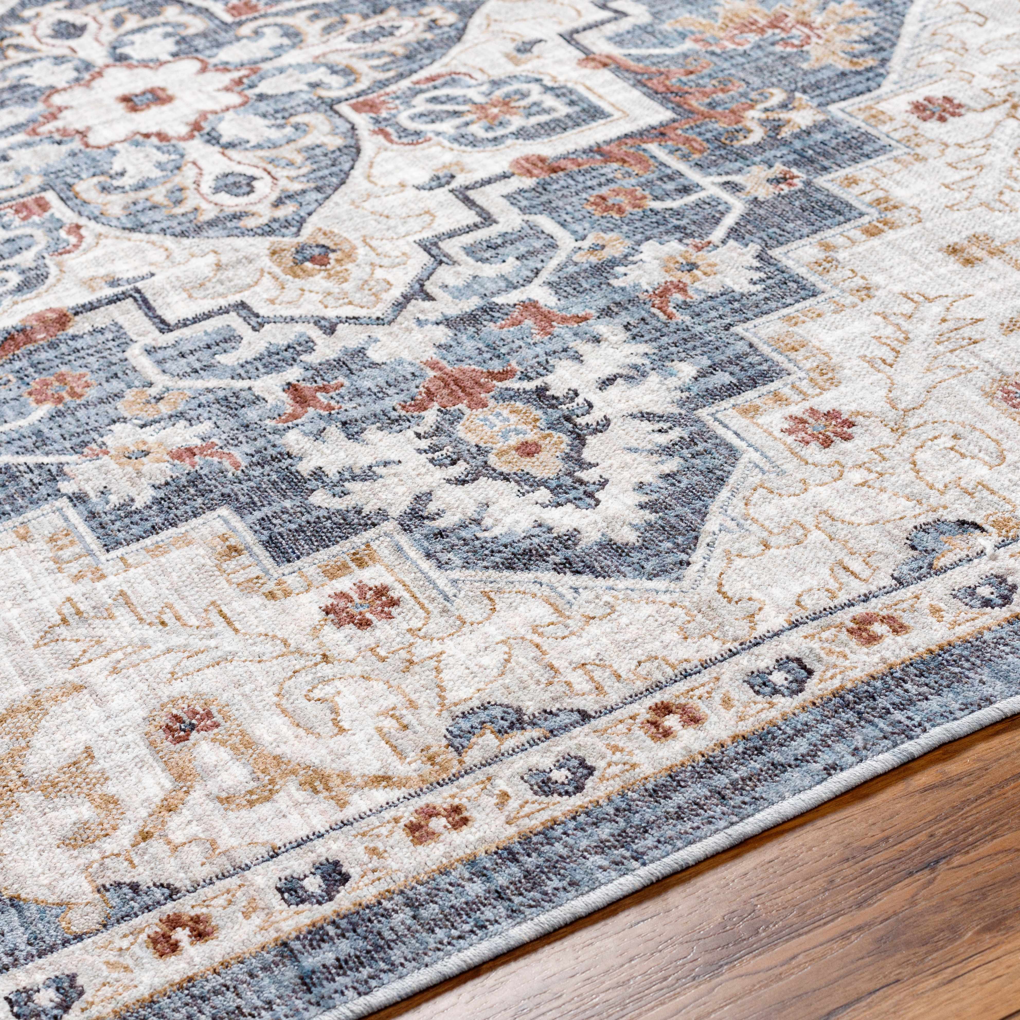 Lewa Blue Area Rug - Clearance - Image 7