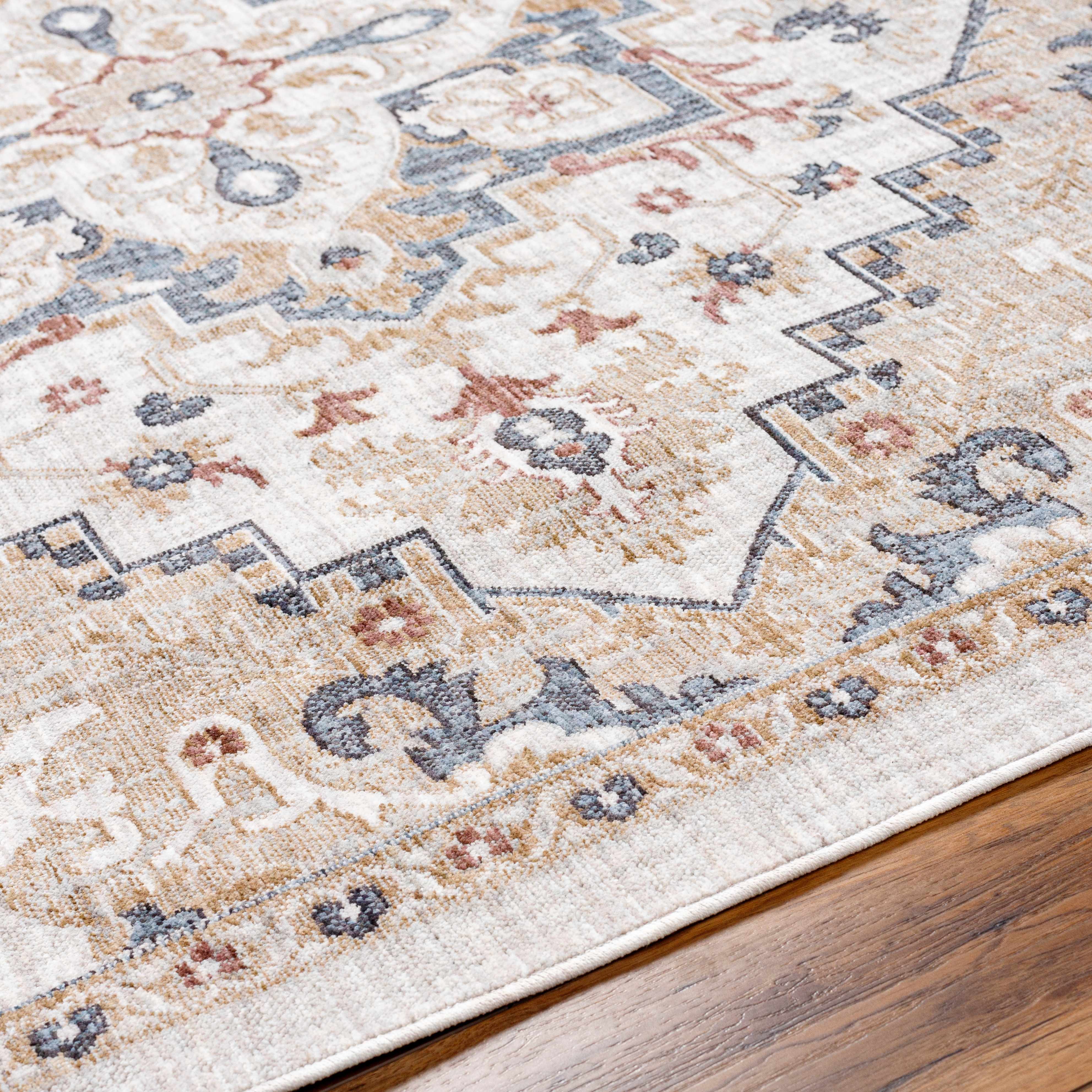 Lewa Cream Area Rug - Clearance - Image 7