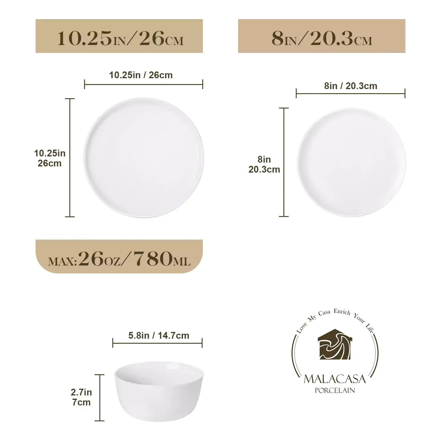 Lexi 12 Piece Dinnerware Set - Image 10