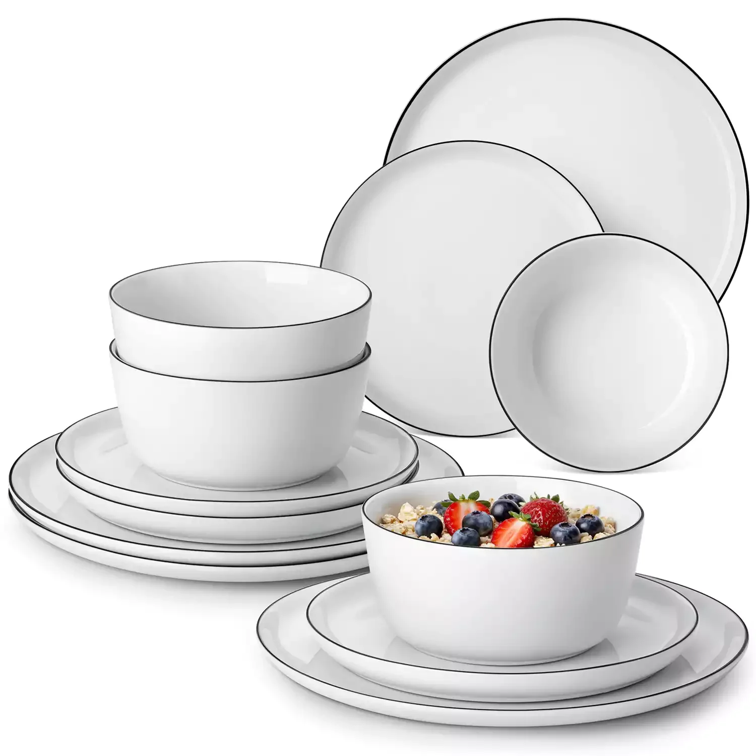 Lexi 12 Piece Dinnerware Set - Image 11
