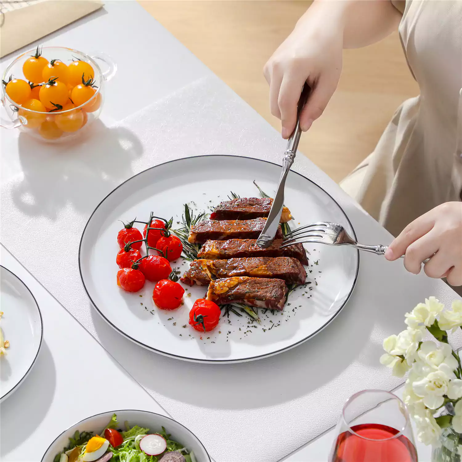 Lexi 12 Piece Dinnerware Set - Image 13