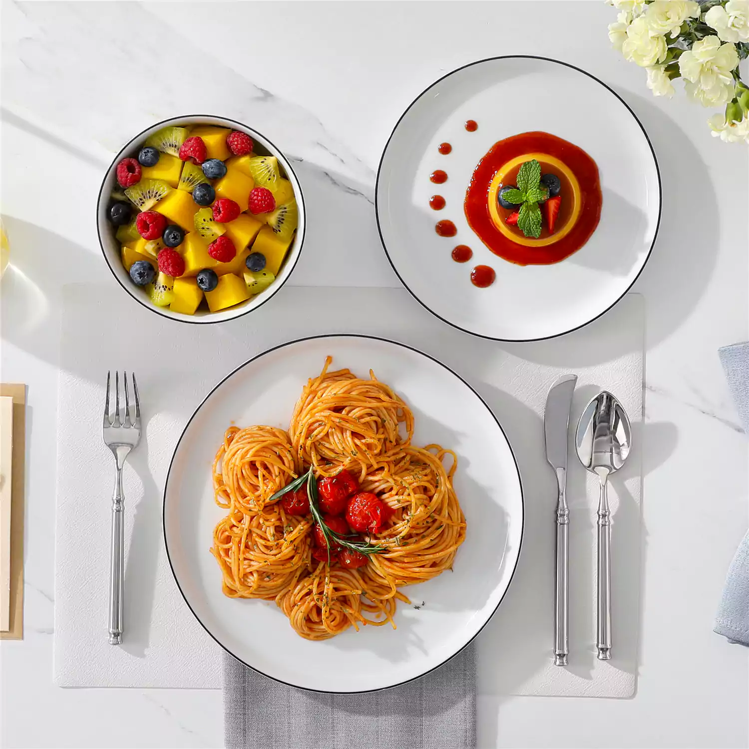 Lexi 12 Piece Dinnerware Set - Image 15