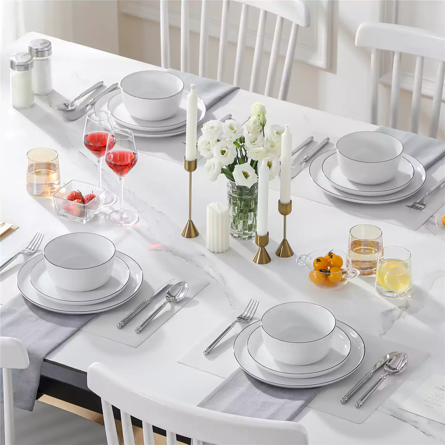 Lexi 12 Piece Dinnerware Set - Image 16