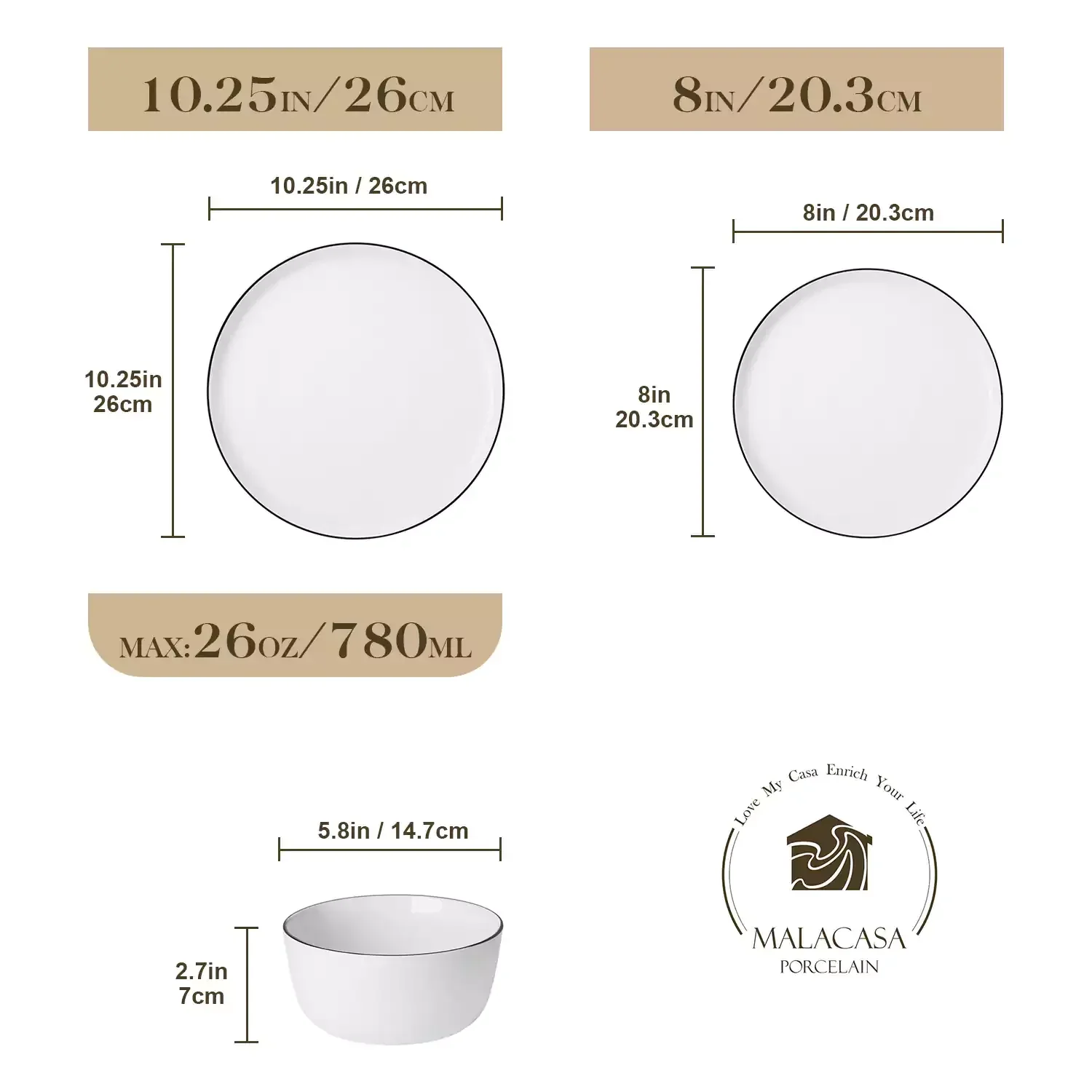 Lexi 12 Piece Dinnerware Set - Image 20