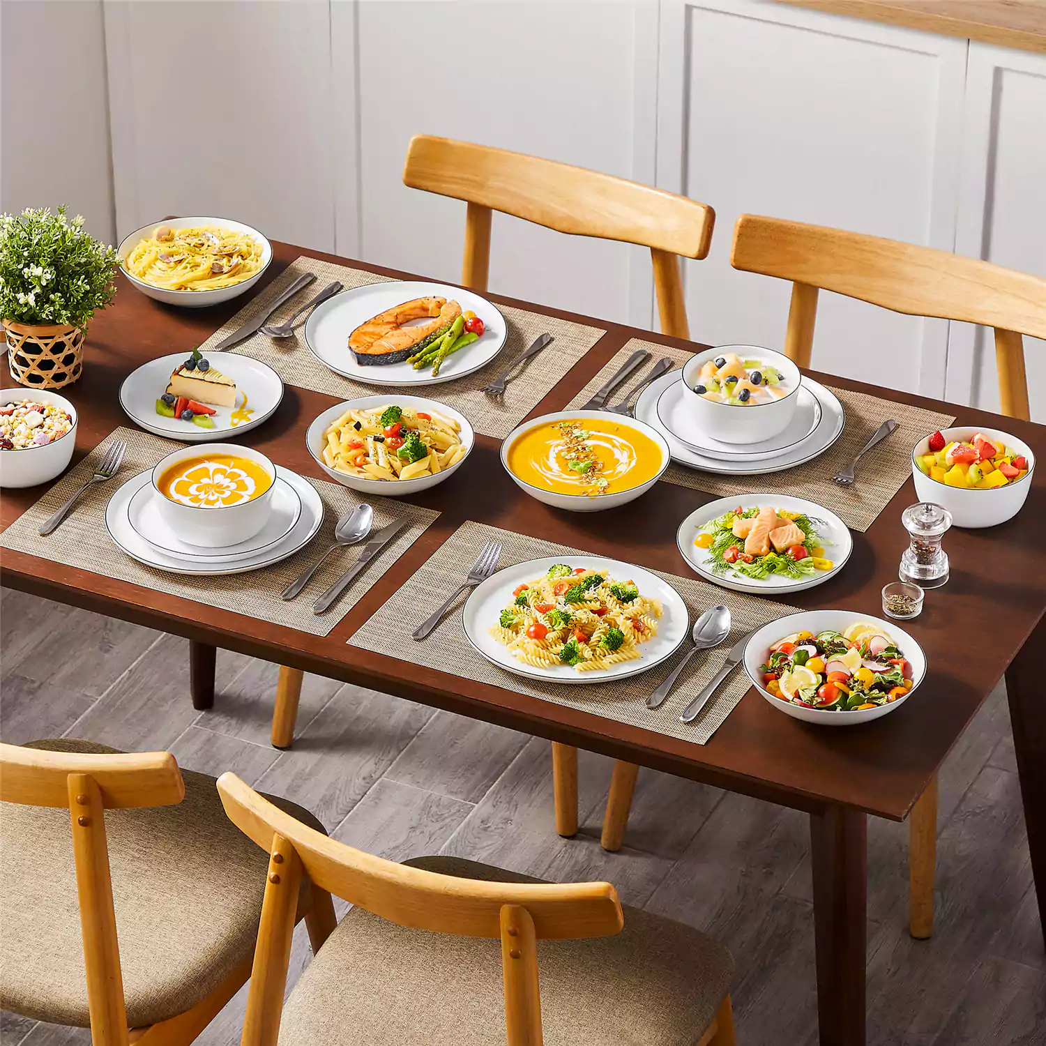 Lexi 16 Piece Dinnerware Set - Image 25