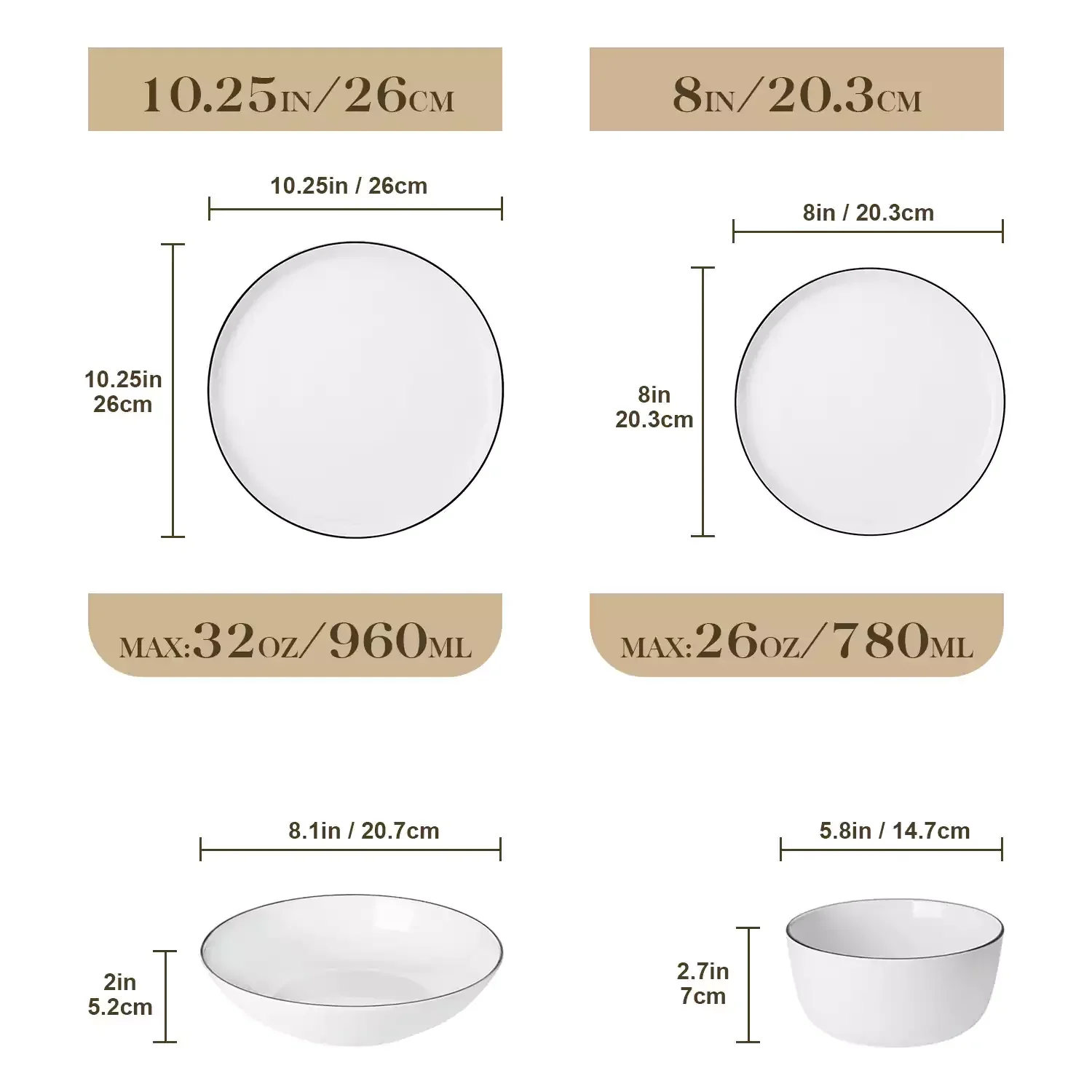 Lexi 16 Piece Dinnerware Set - Image 36
