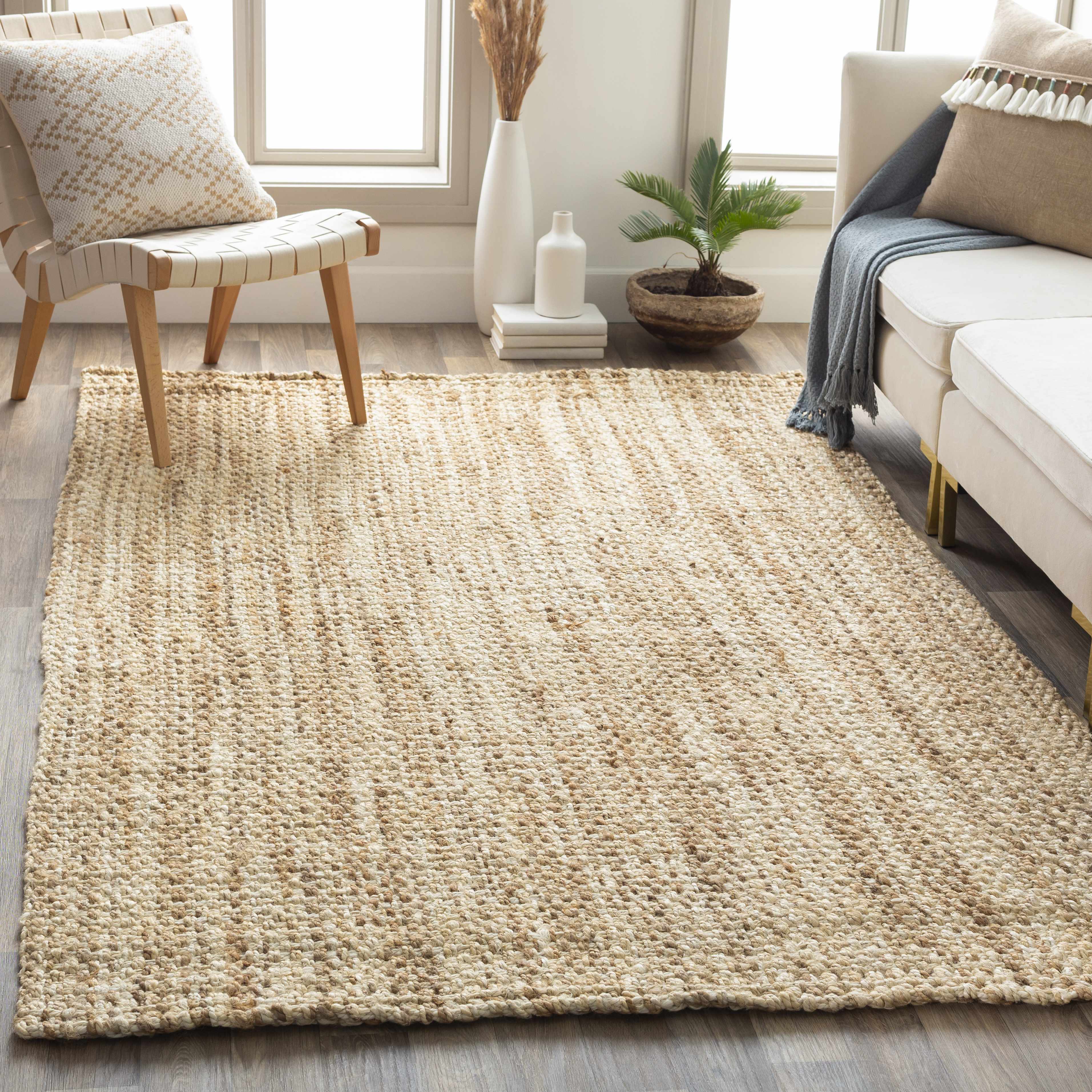 Leyton Natural Jute Rug - Clearance - Image 2