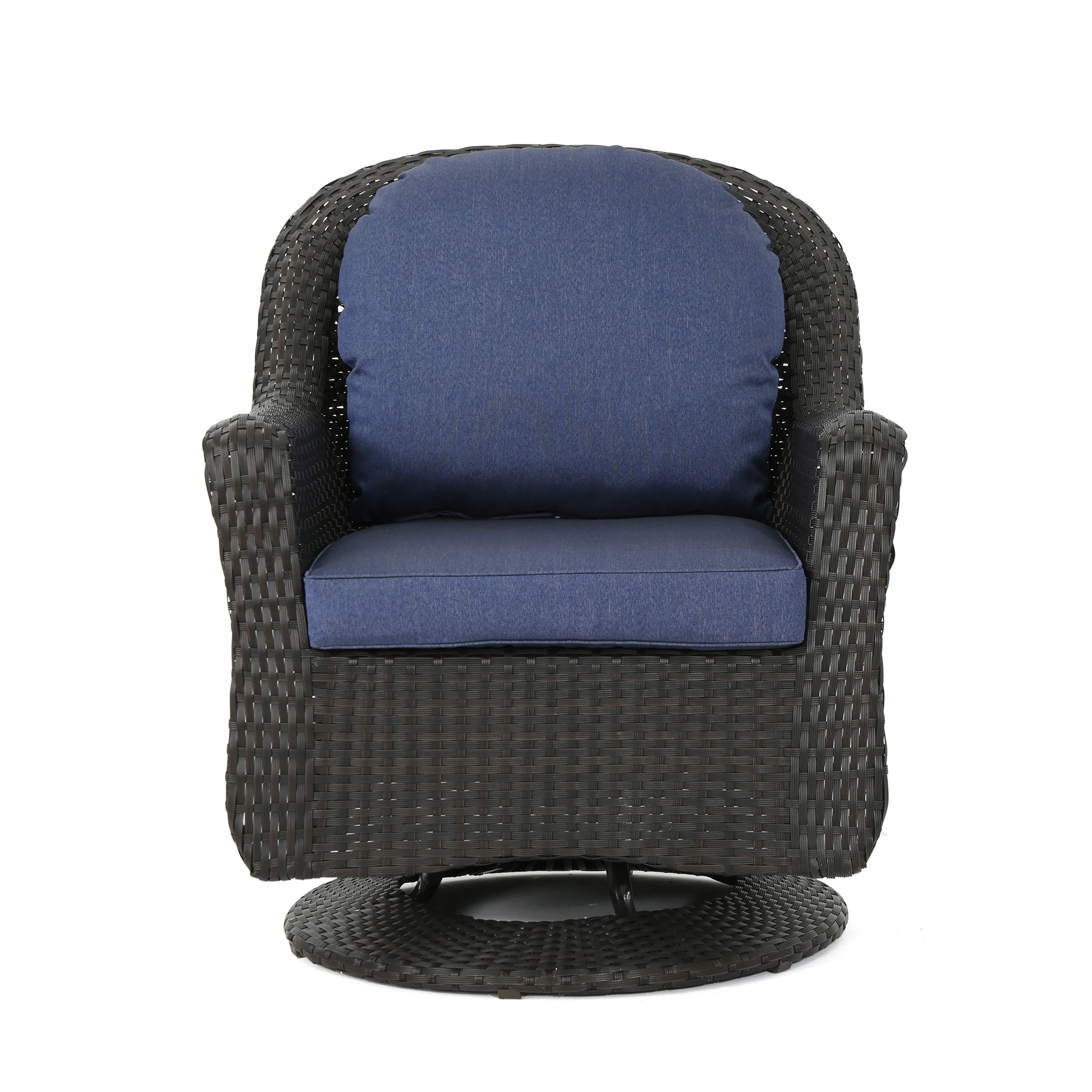 Liam Swivel Club Chair (Set of 2) - Image 7